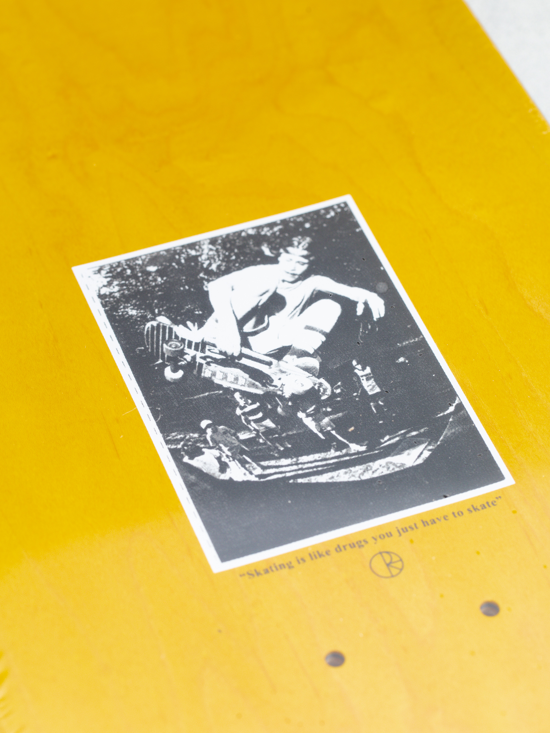 Polar Skate David Stenstrom Tape and Panther Deck (white/black)