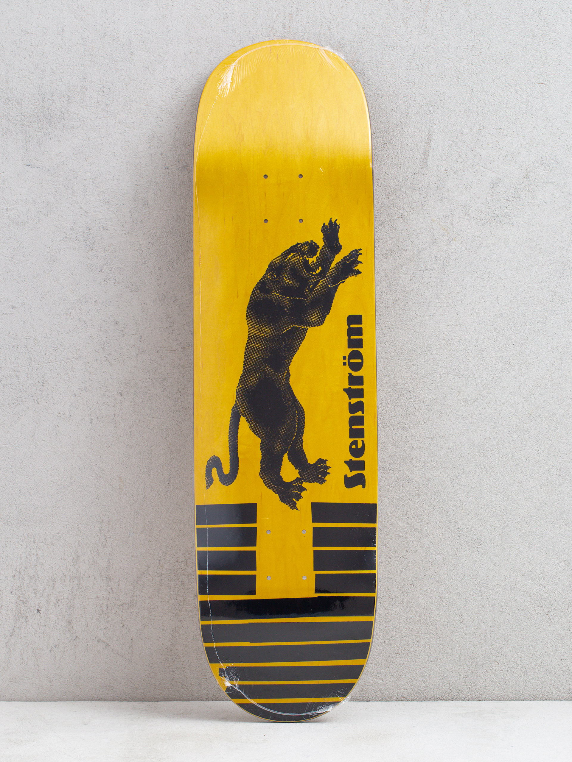 Polar Skate David Stenstrom Tape and Panther Veneer Deck (yellow/black)