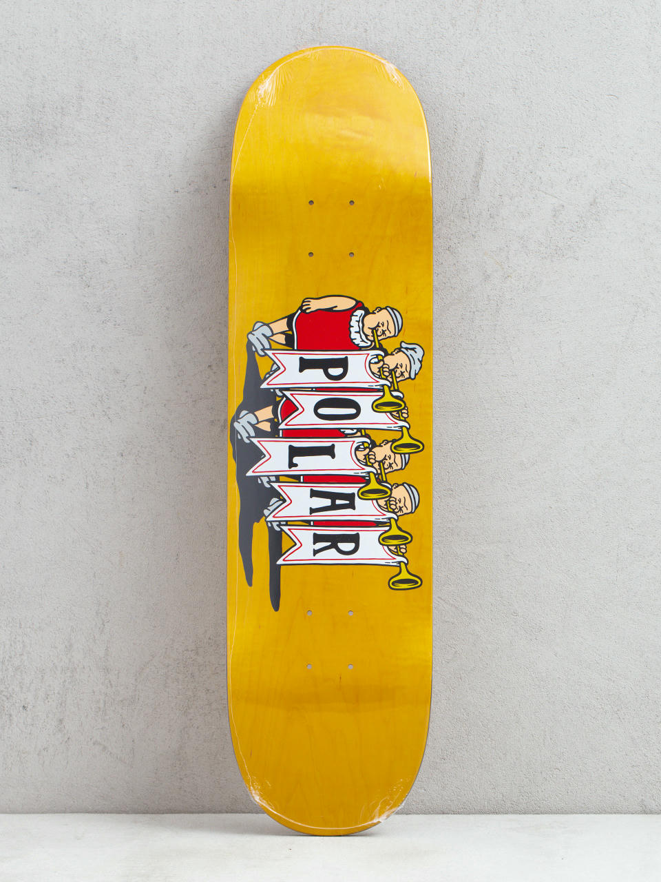 Polar Skate Team Model Trumpets Deck (yellow)