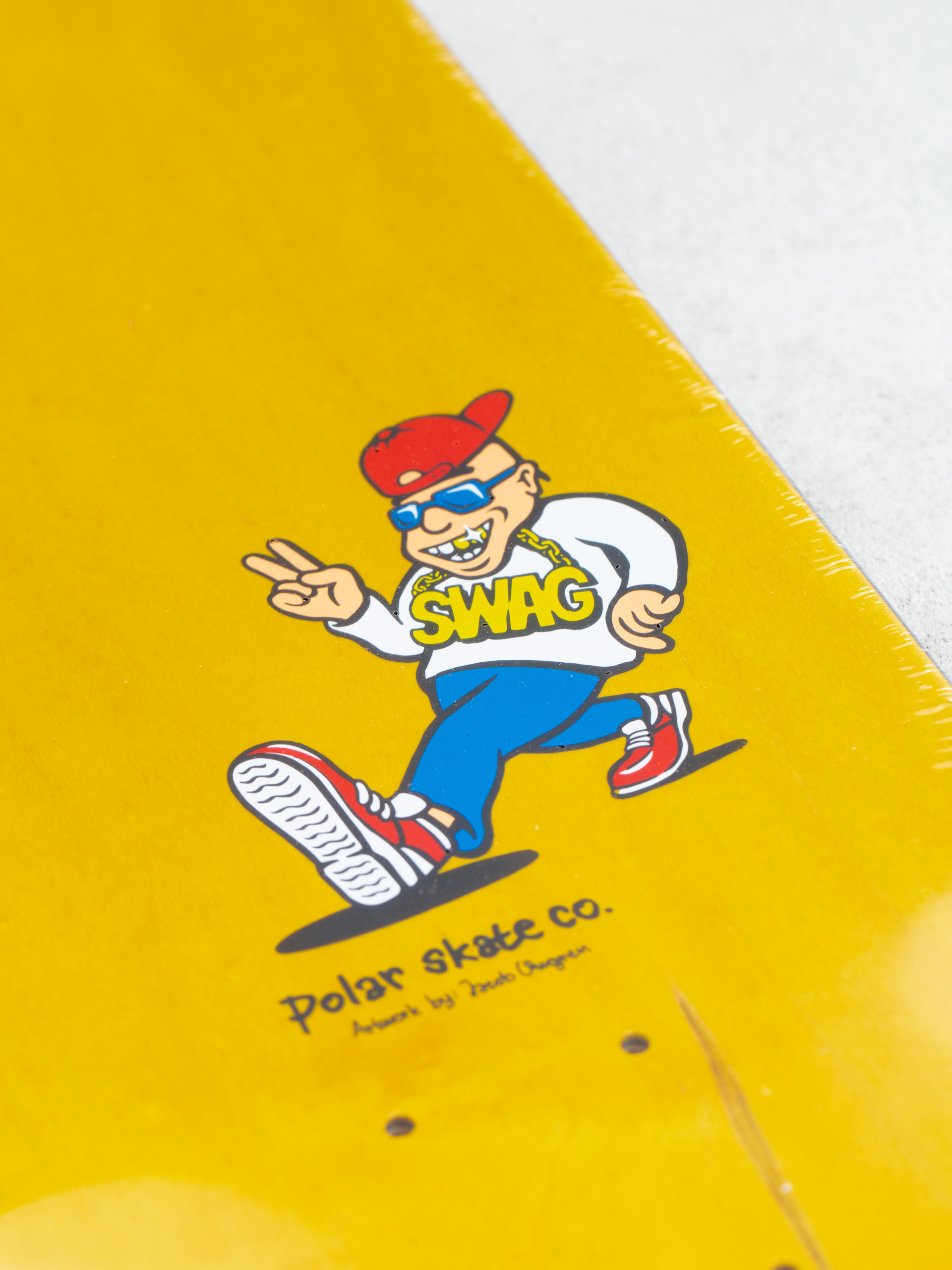 Polar Skate Aaron Herrington Cowboy Cop Deck (yellow)