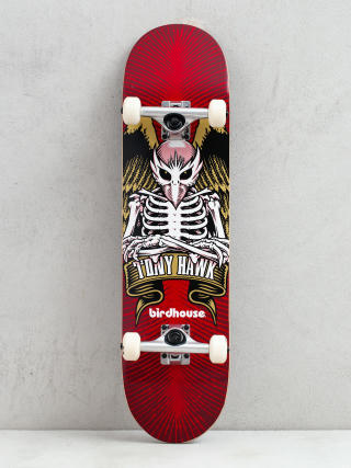 Birdhouse Hawk Icon Skateboard (red)