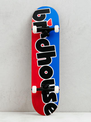 Birdhouse Toy Logo Skateboard (red/blue)