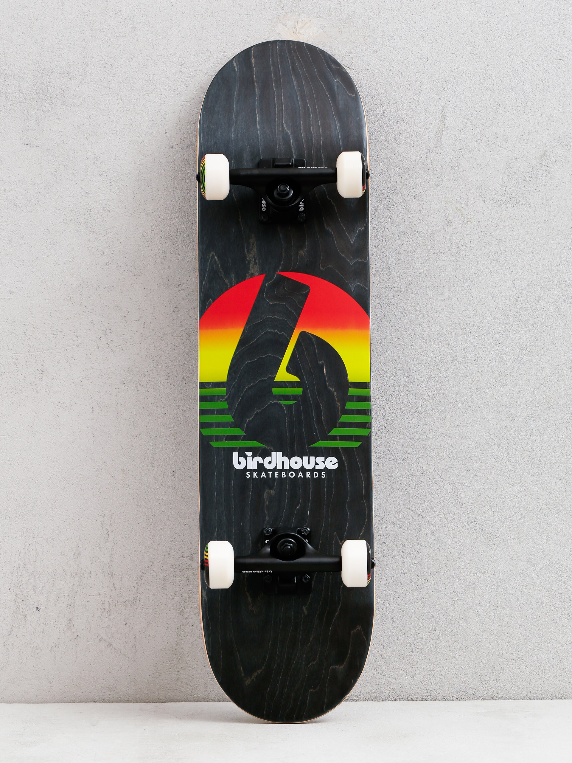 Birdhouse Sunset Skateboard (rasta)