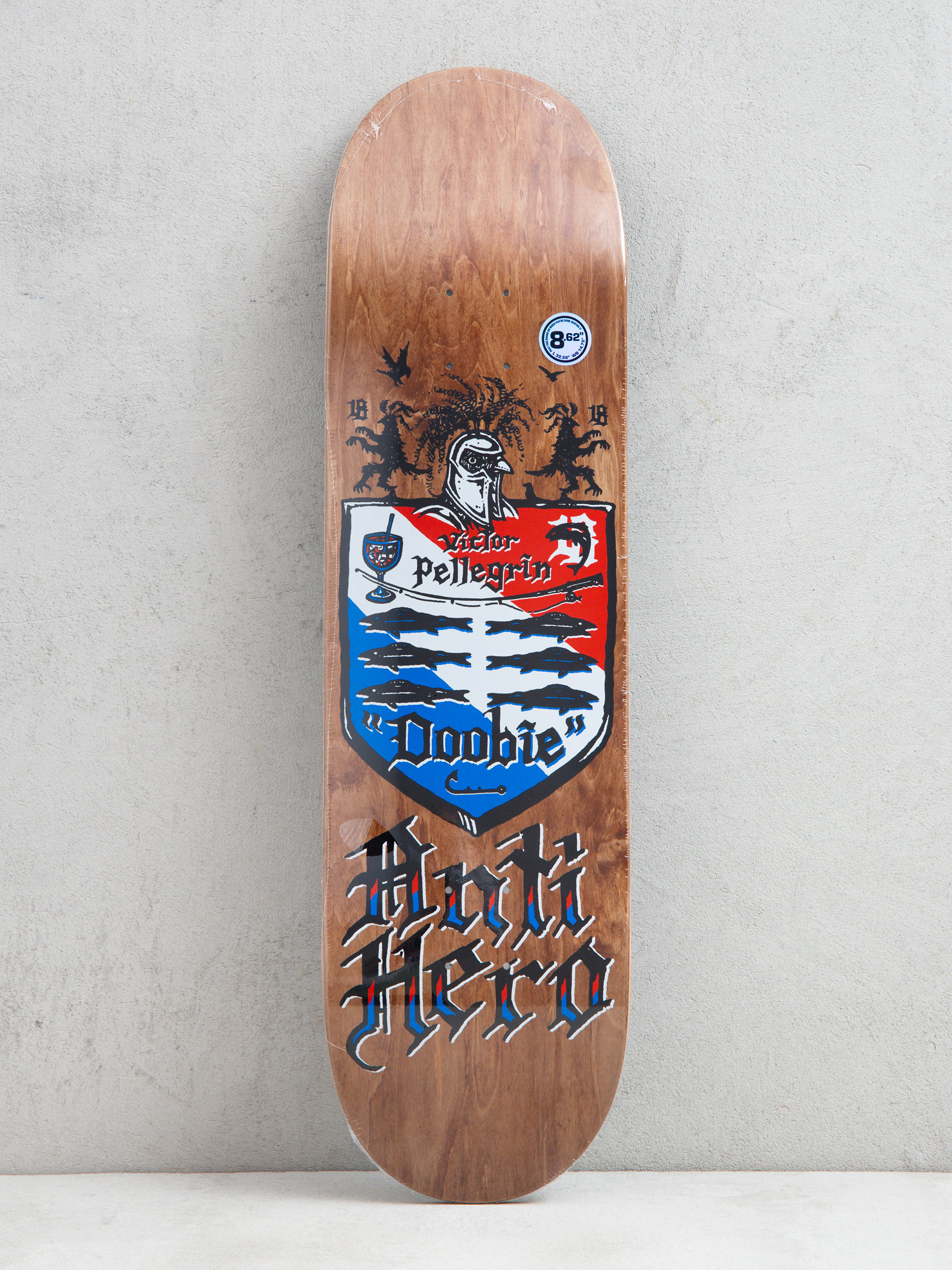 Antihero Doobie Coat Of Arms Deck (brown)