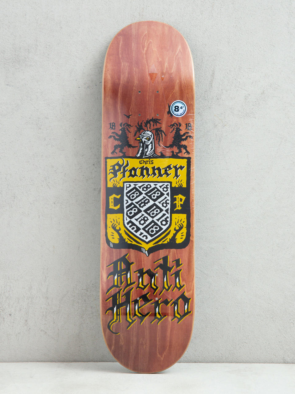 Antihero Pfanner Coat Of Arms Deck (brown)