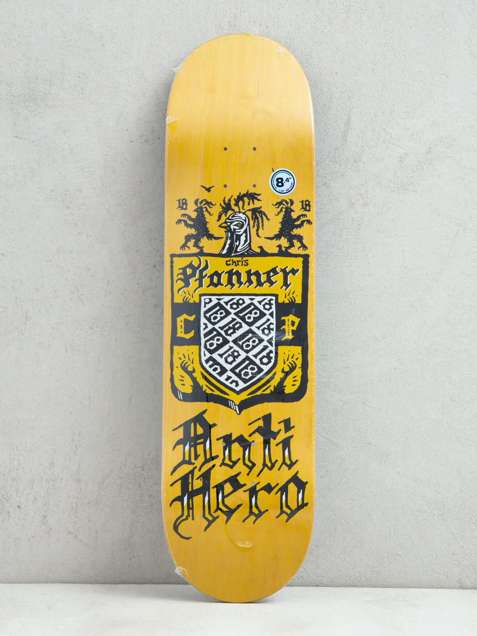 Antihero Pfanner Coat Of Arms Deck (yellow)