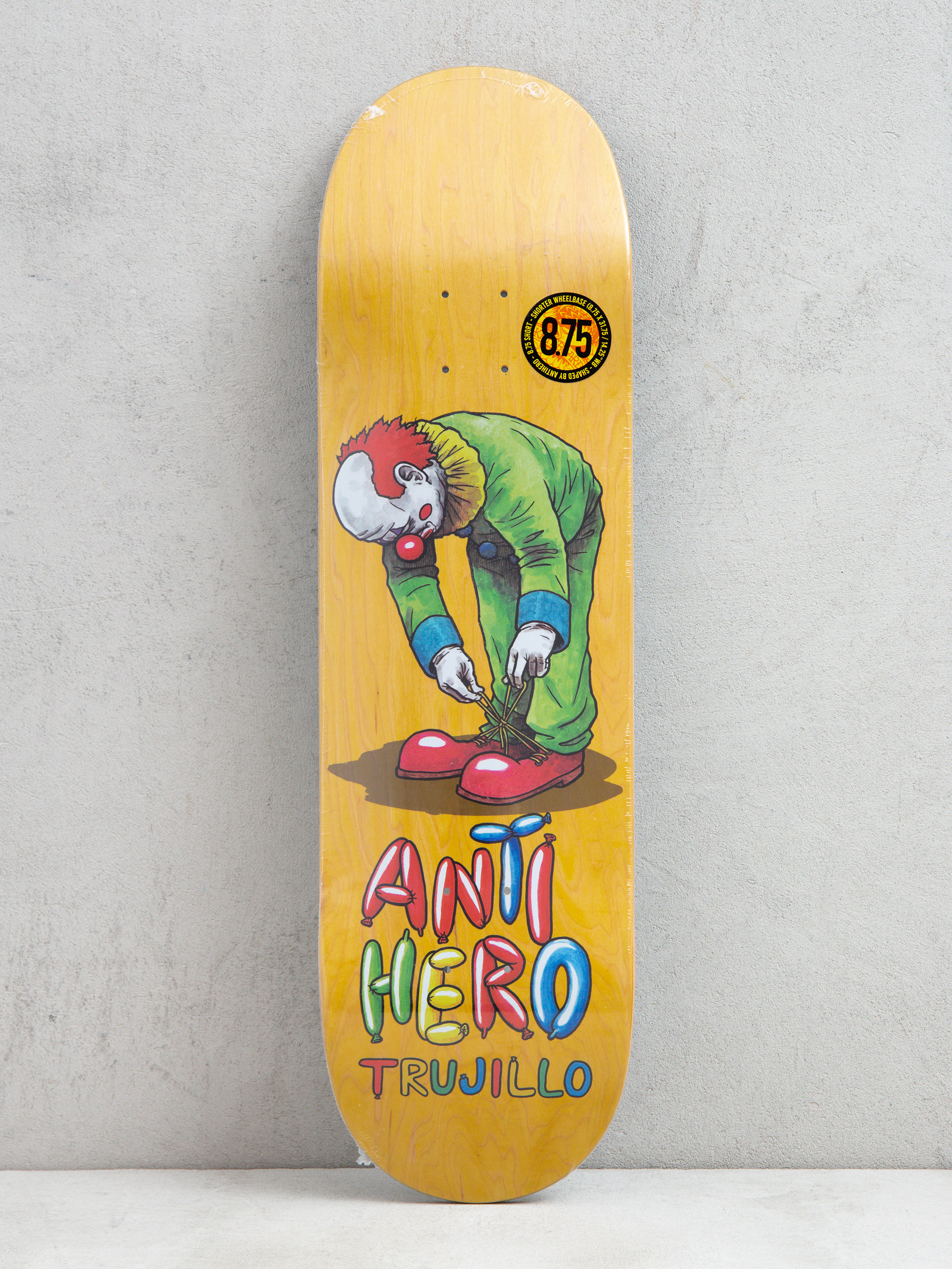 Antihero Trujilo Bozos Deck (yellow)