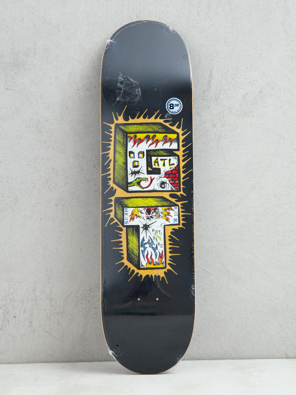 Antihero Grant Stacked Deck (black/yellow)