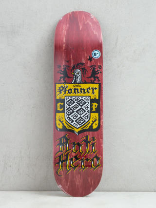 Antihero Pfanner Coat Of Arms Deck (burgundy)