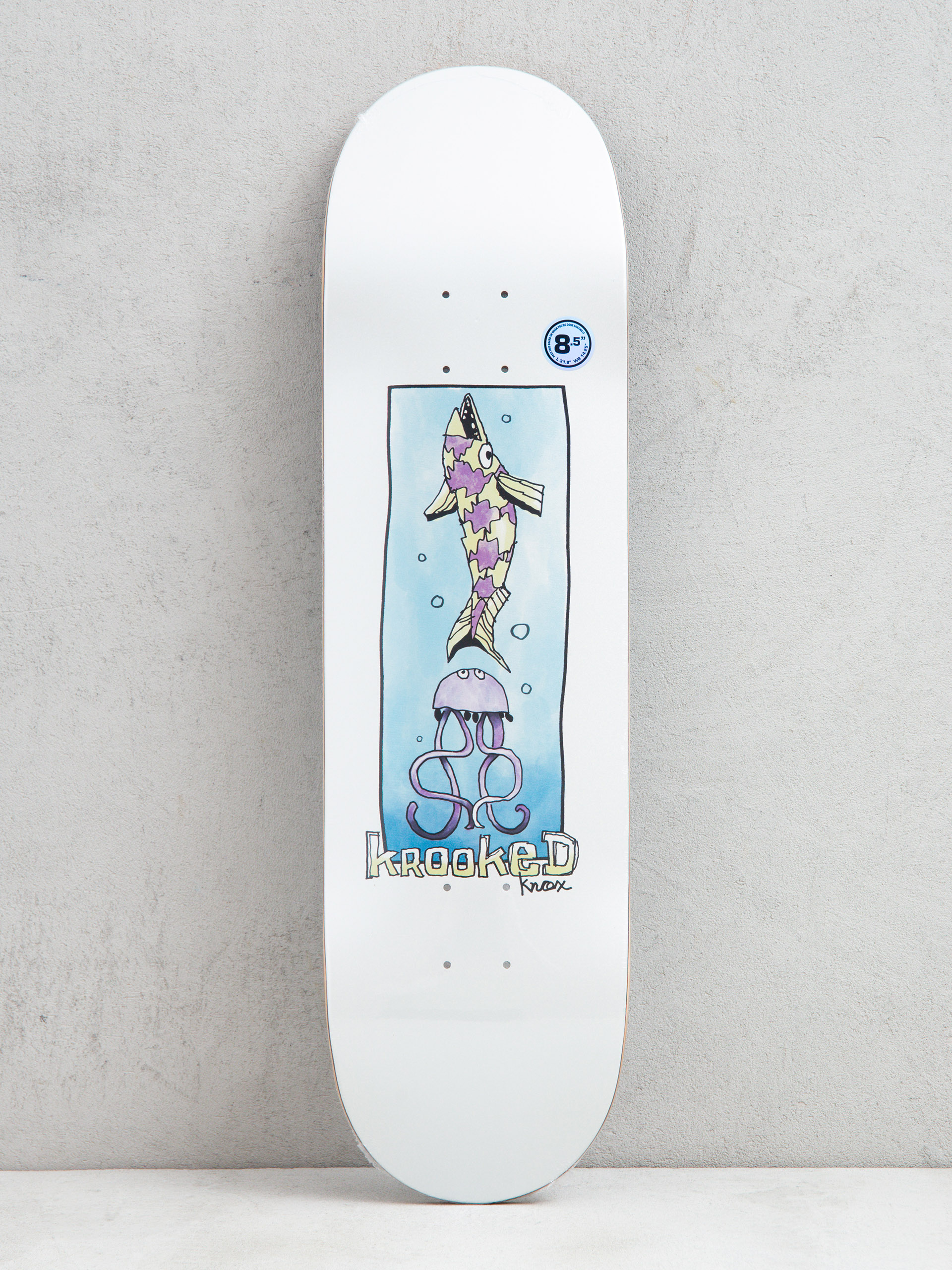 Krooked Knox Ocean Animals Deck (silver)