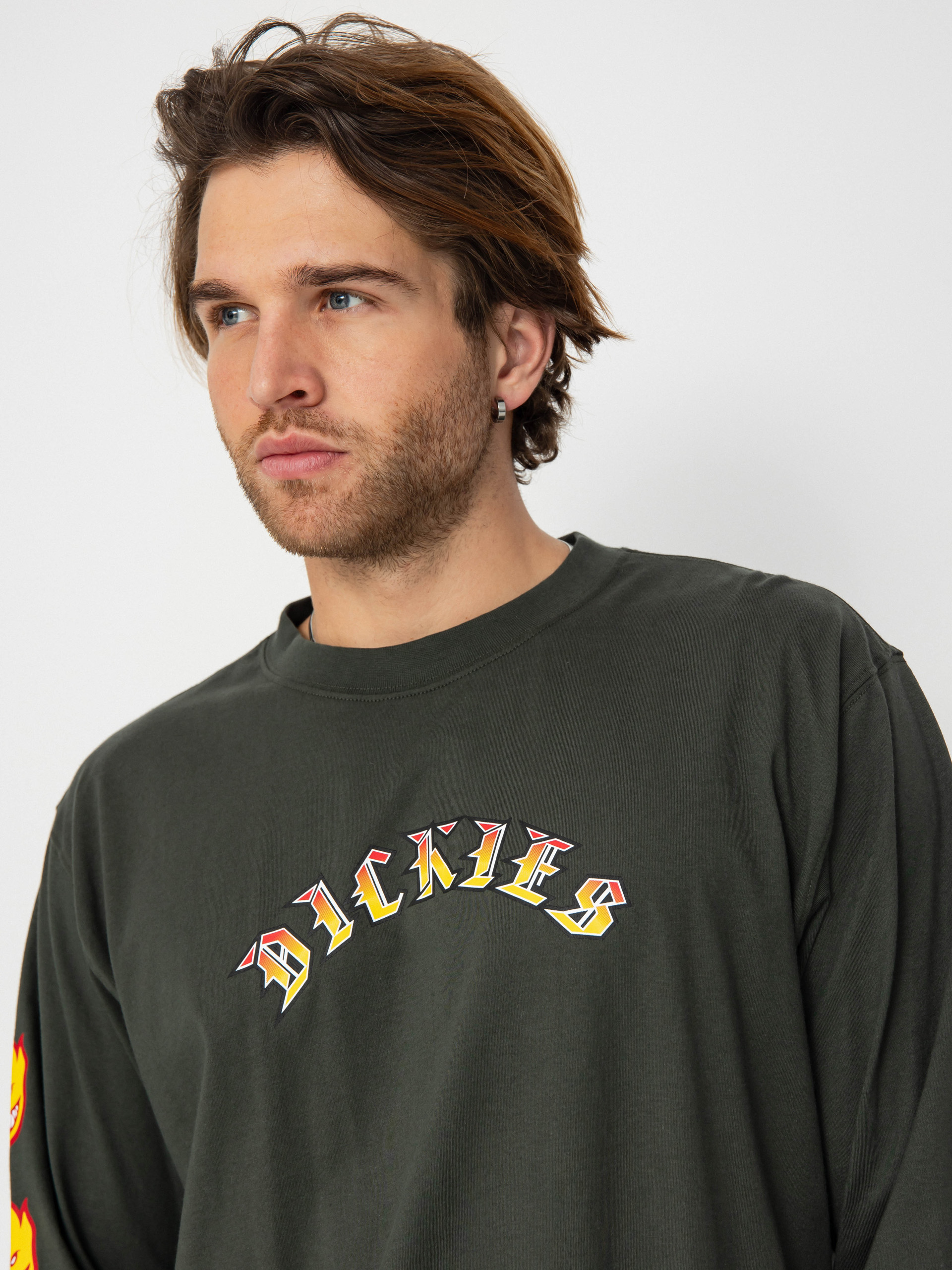 Dickies Longsleeve X Spitfire Long Sleeve - green (olive green)