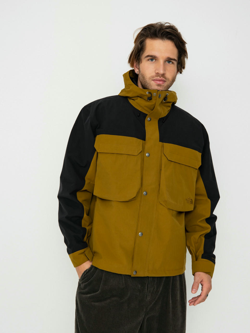 The North Face Jacke M66 Cargo Rain (moss green/tnf black)