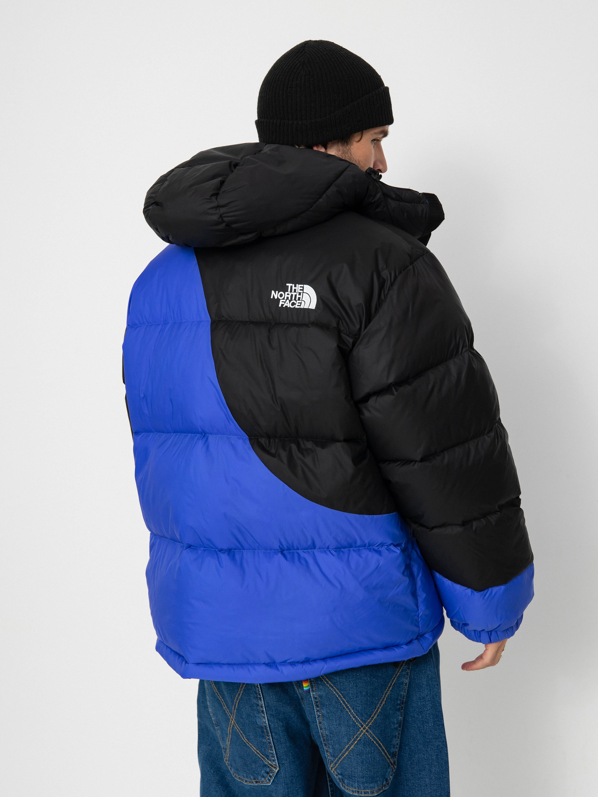 The North Face X Yinka Ilori Down Puffer Jacket (tnf black/solar blue)