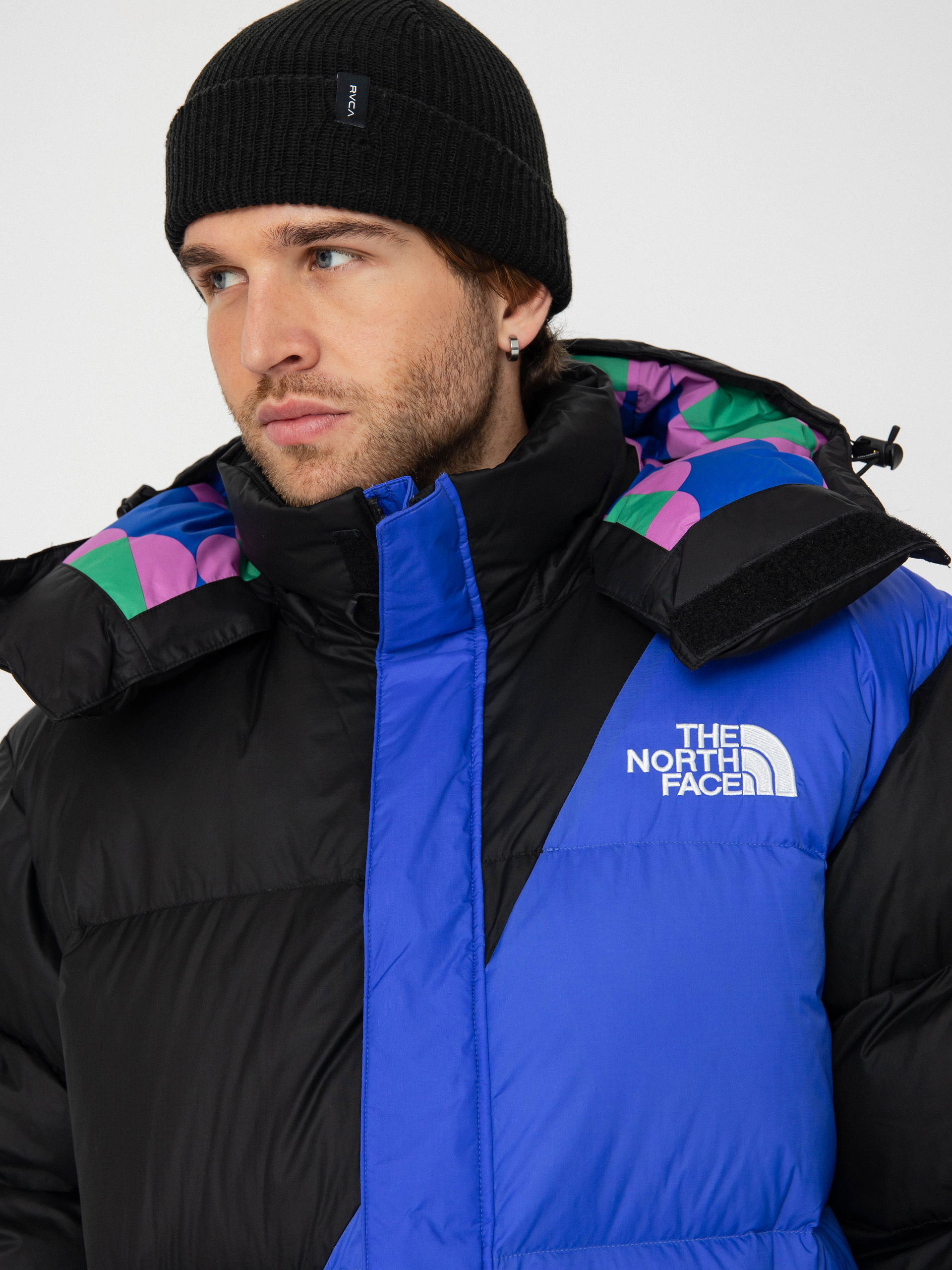 The North Face X Yinka Ilori Down Puffer Jacke (tnf black/solar blue)