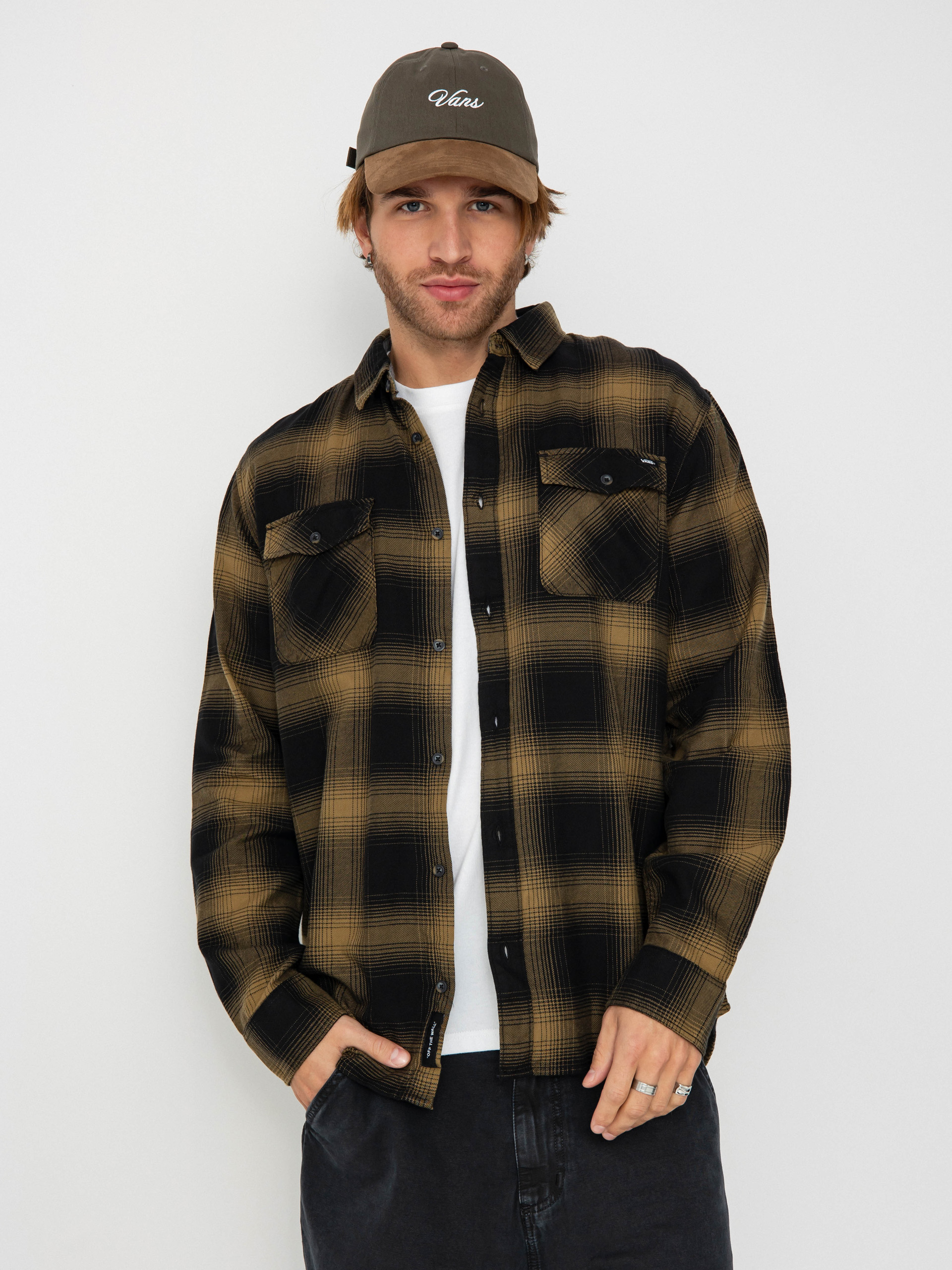 Vans Monterey III Shirt (black/gothic olive)