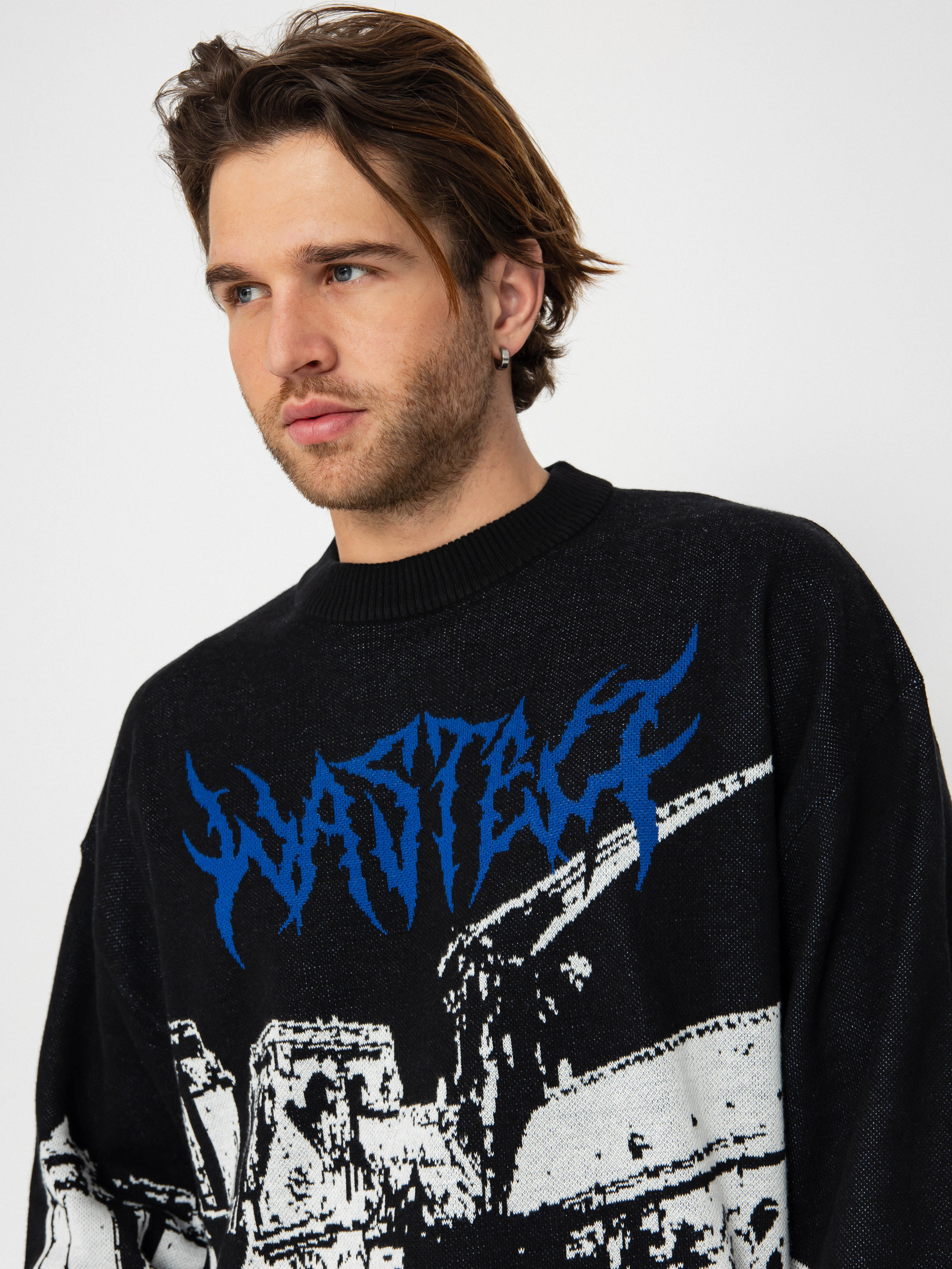 Wasted Paris Vault Sweater (black)