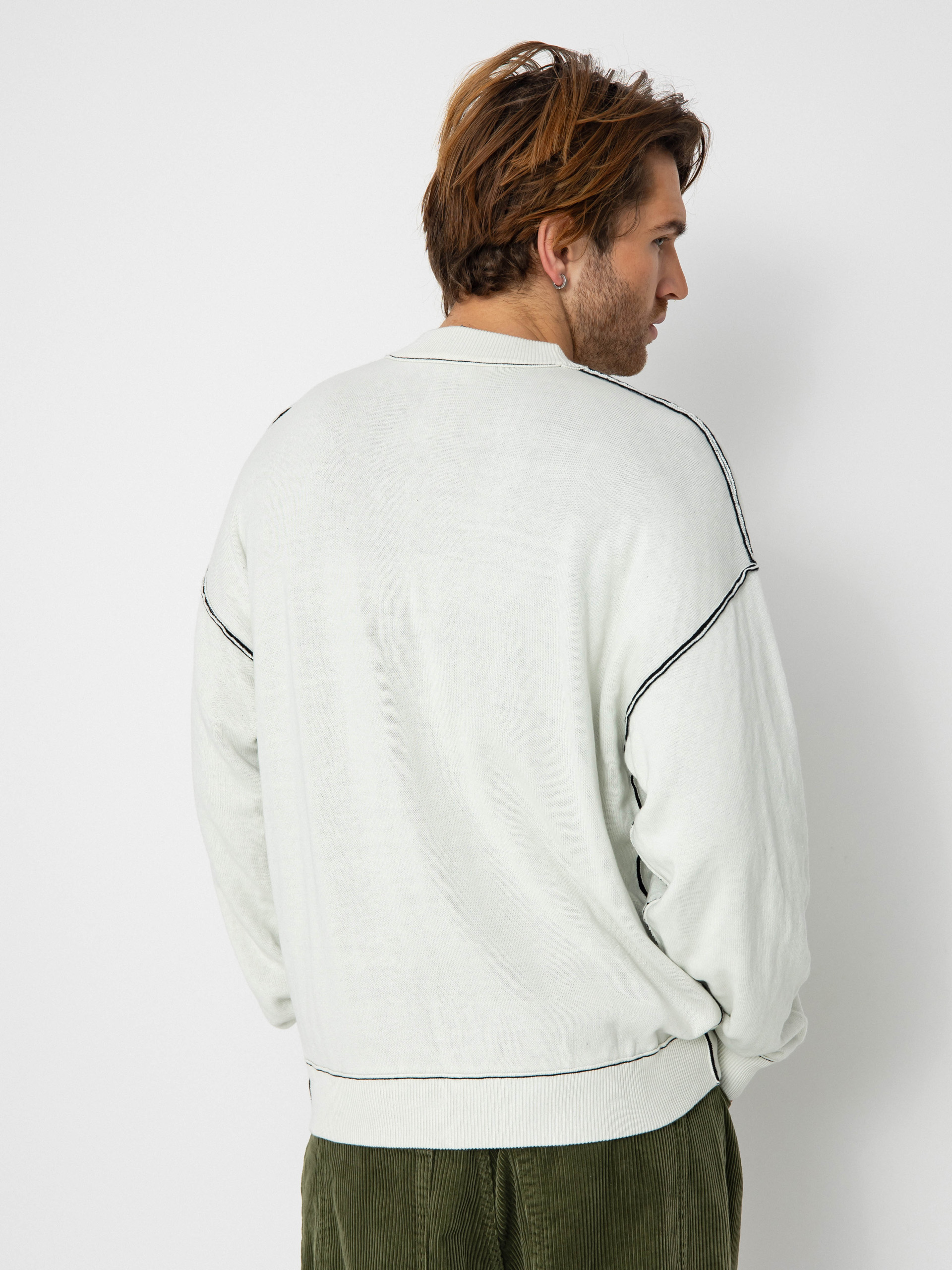 Wasted Paris Pitcher Reverse Sweater (white/black)