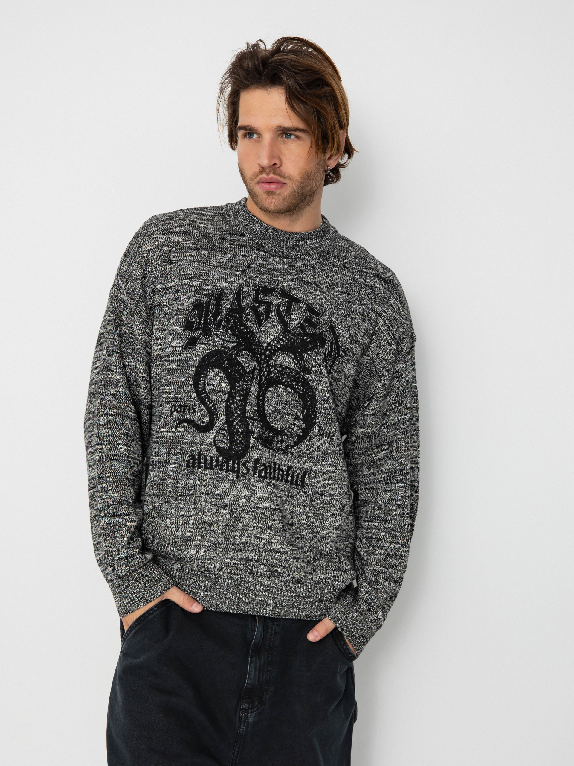 Wasted Paris Lethal Sweater - grey (black/charcoal)