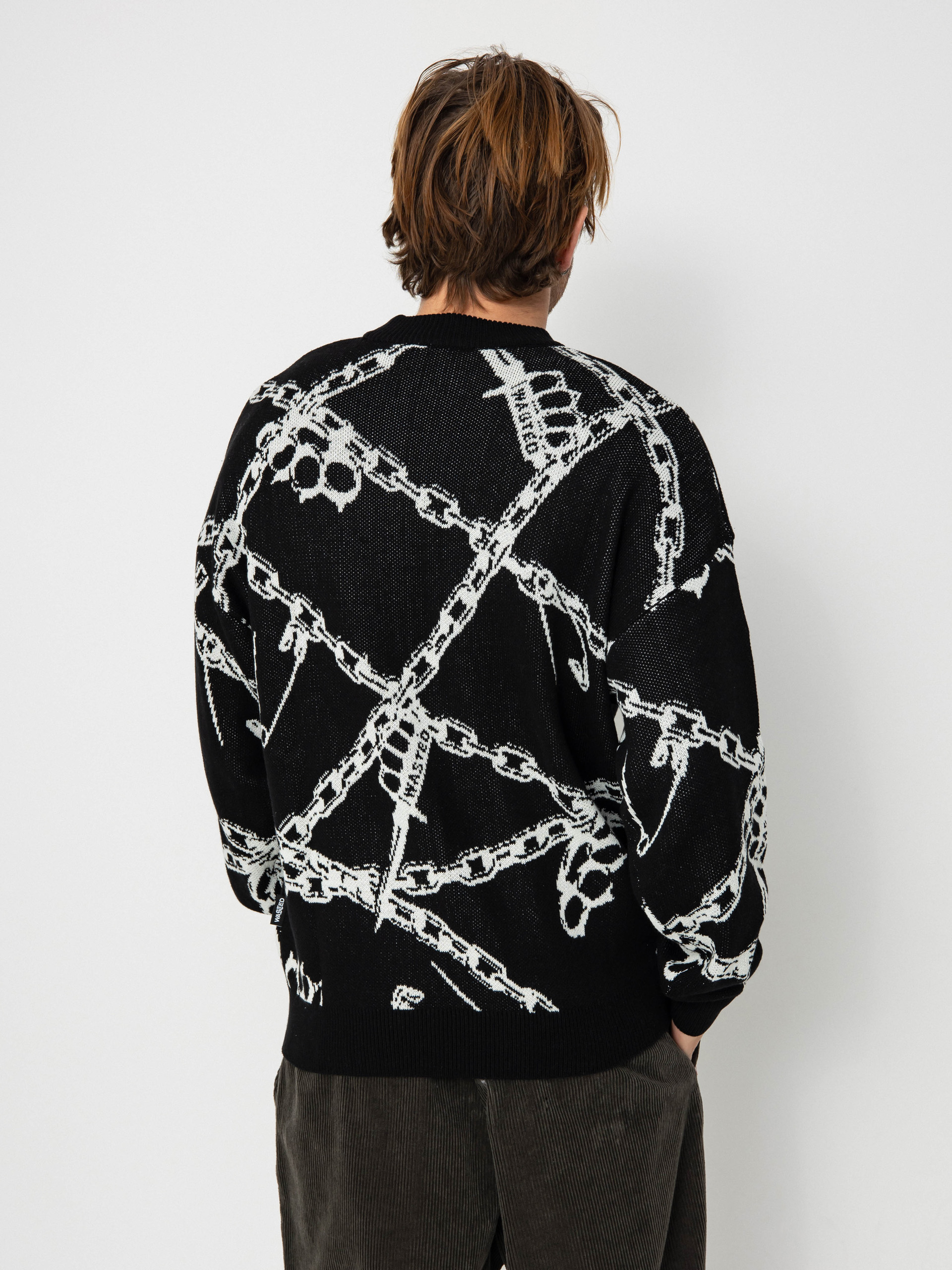 Wasted Paris Knuckles Sweater - black (black/white)
