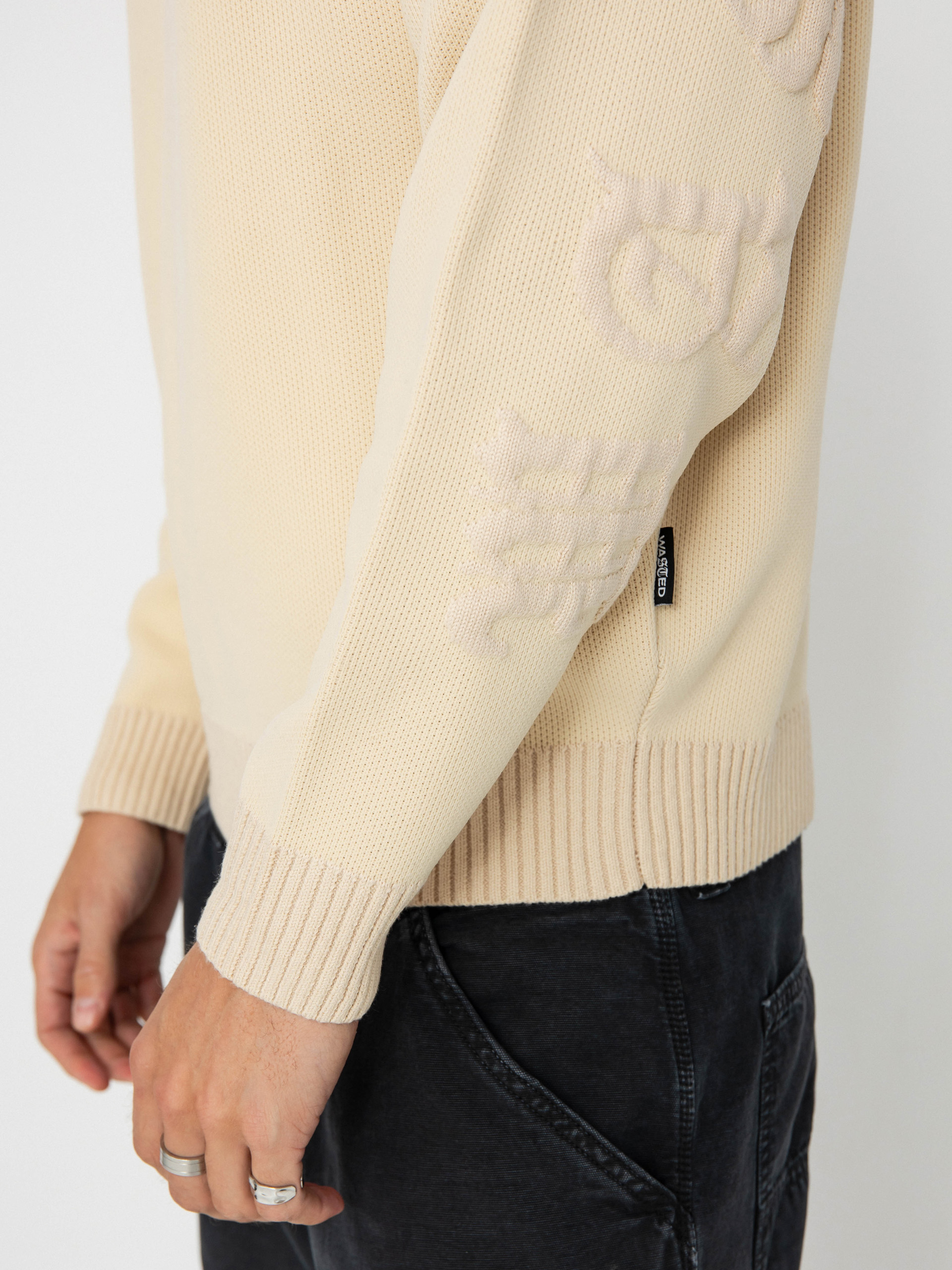 Wasted Paris Kingdom Curve Sweater (sand)