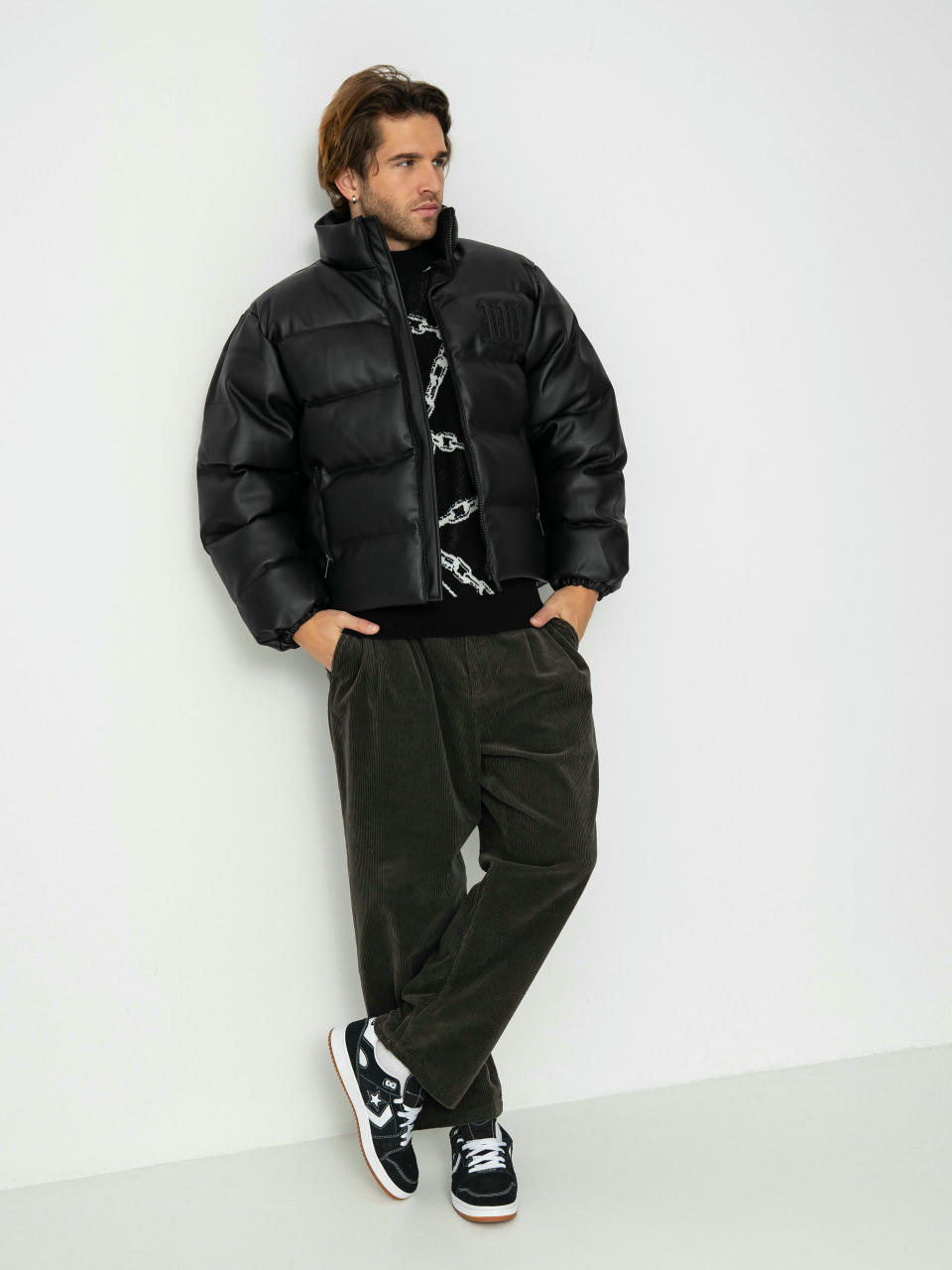 Wasted Paris Kingdom Curve Puffer Jacket (black)