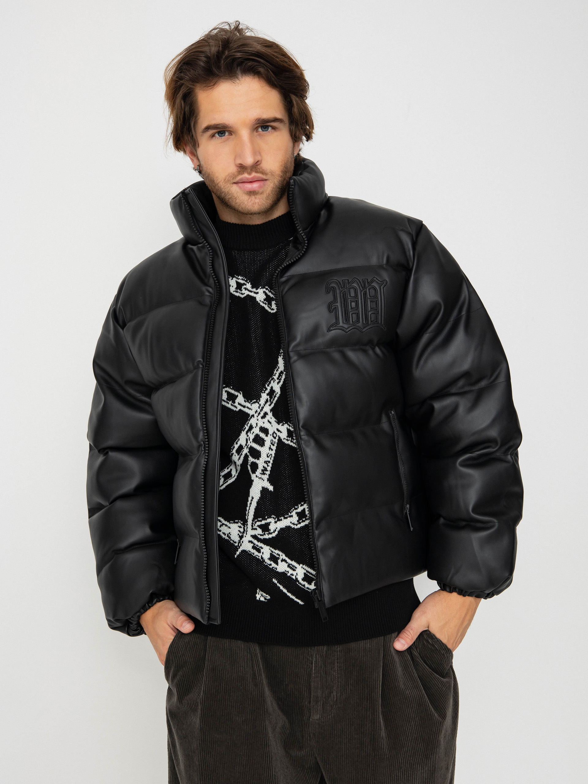 Wasted Paris Kingdom Curve Puffer Jacket - black (black)