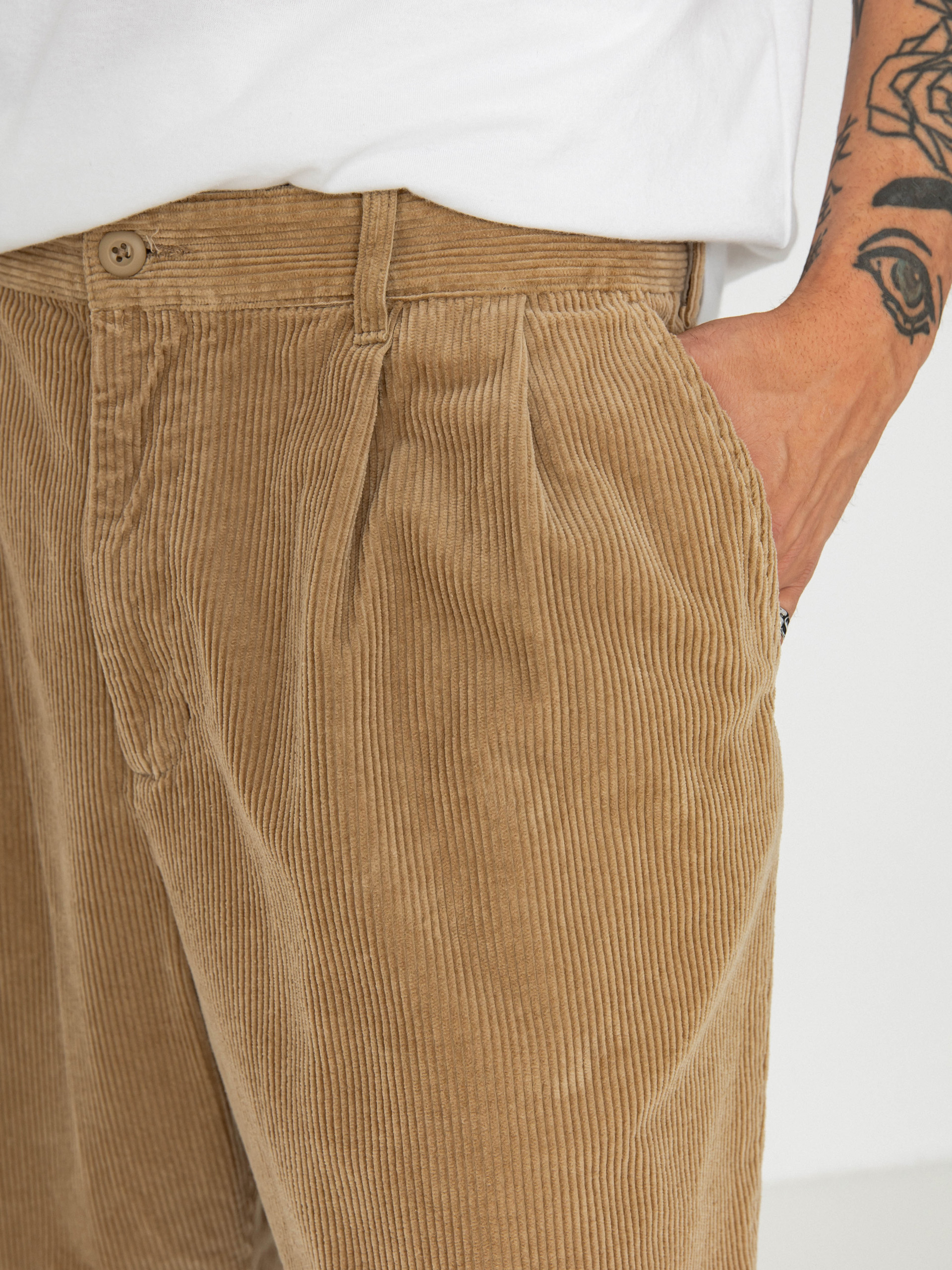 Carhartt WIP Evan Pants - beige (leather)