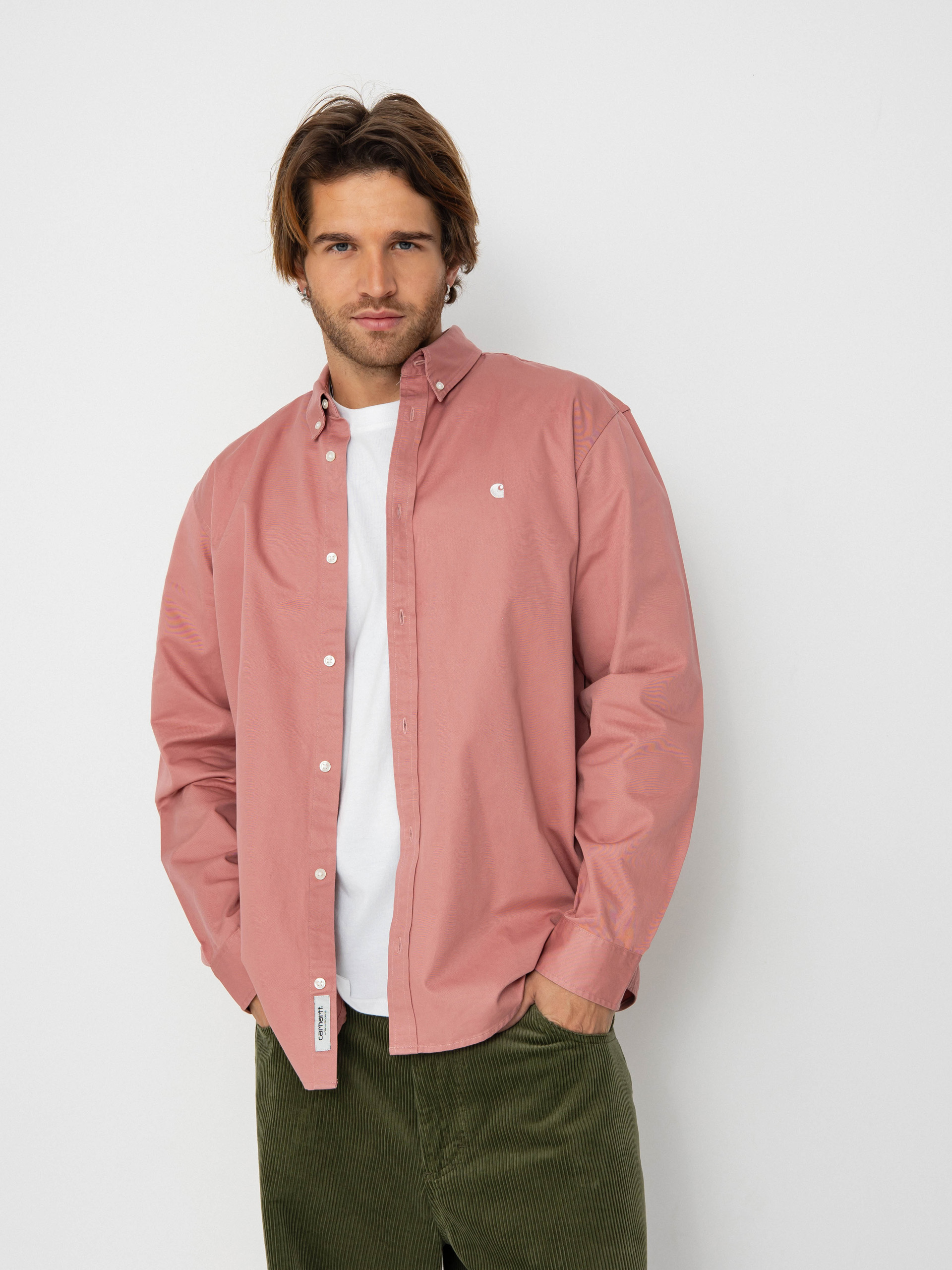 Carhartt WIP Madison Shirt (dusty rose/wax)