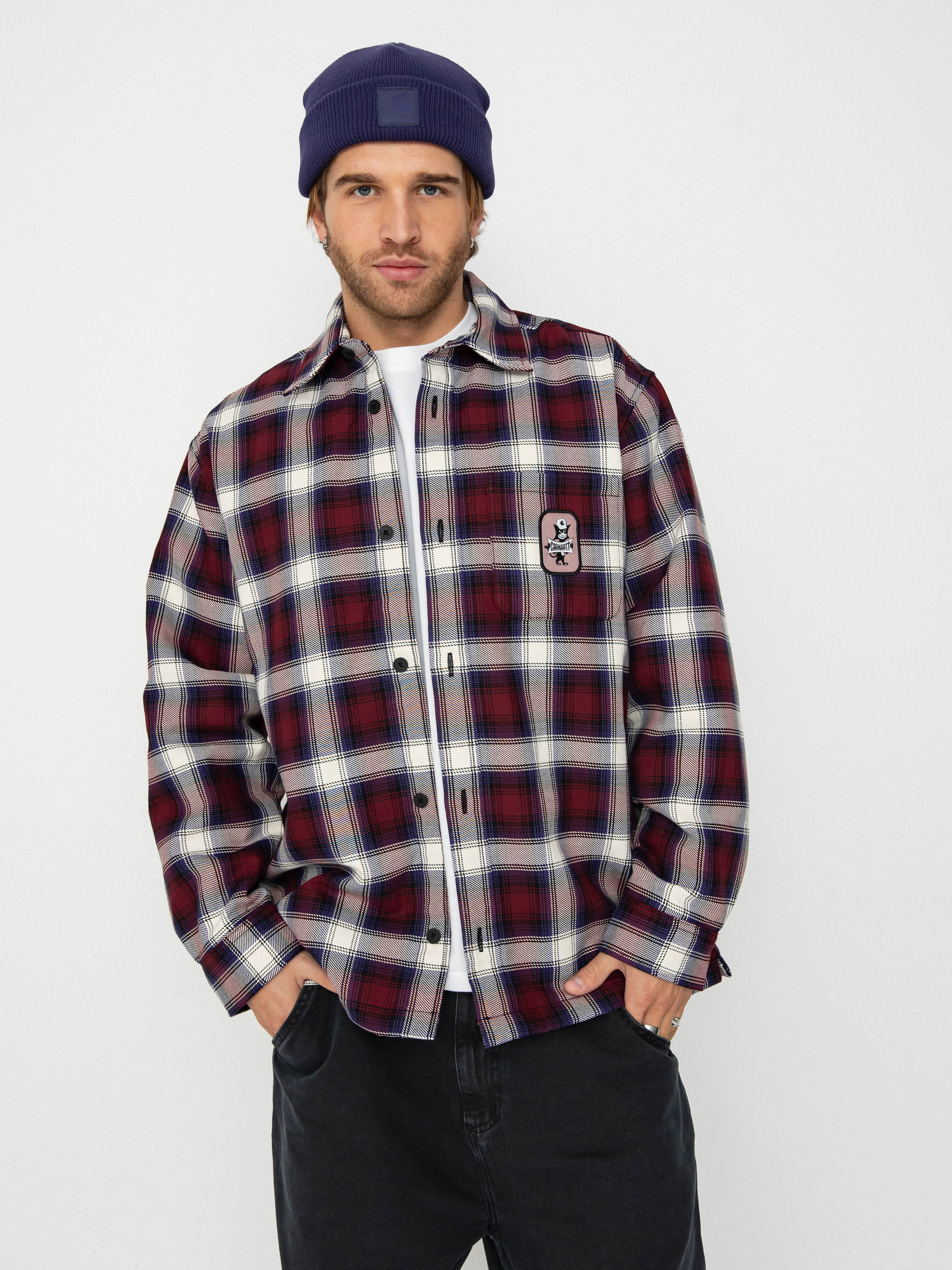 Carhartt WIP Jacke Monahan (monahan check/malbec)