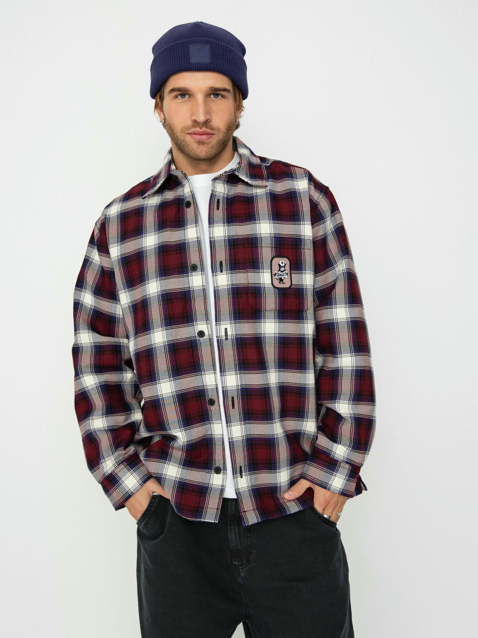 Carhartt WIP Jacket Monahan (monahan check/malbec)