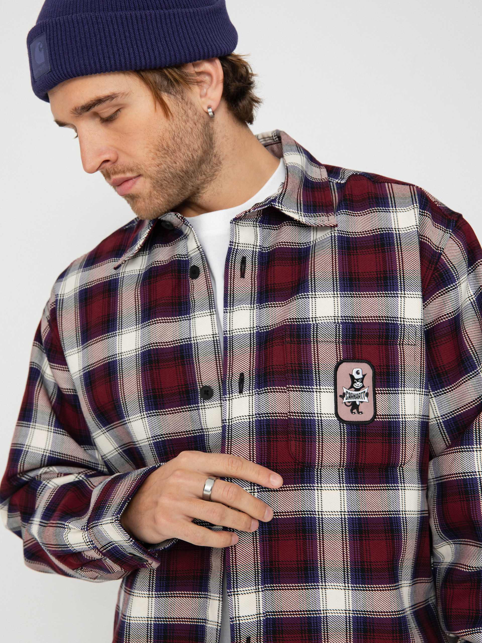 Carhartt WIP Jacke Monahan (monahan check/malbec)