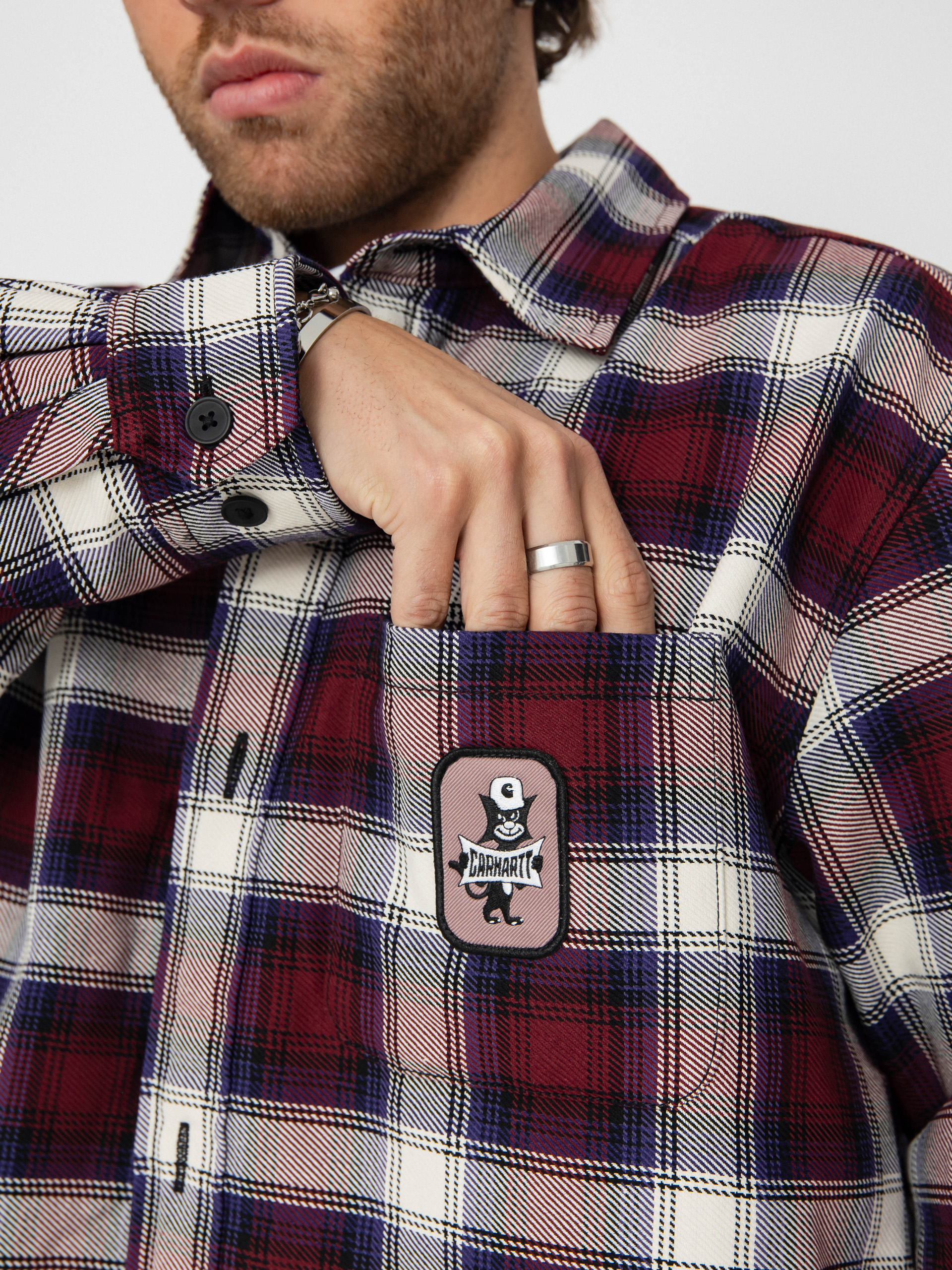 Carhartt WIP Jacke Monahan (monahan check/malbec)