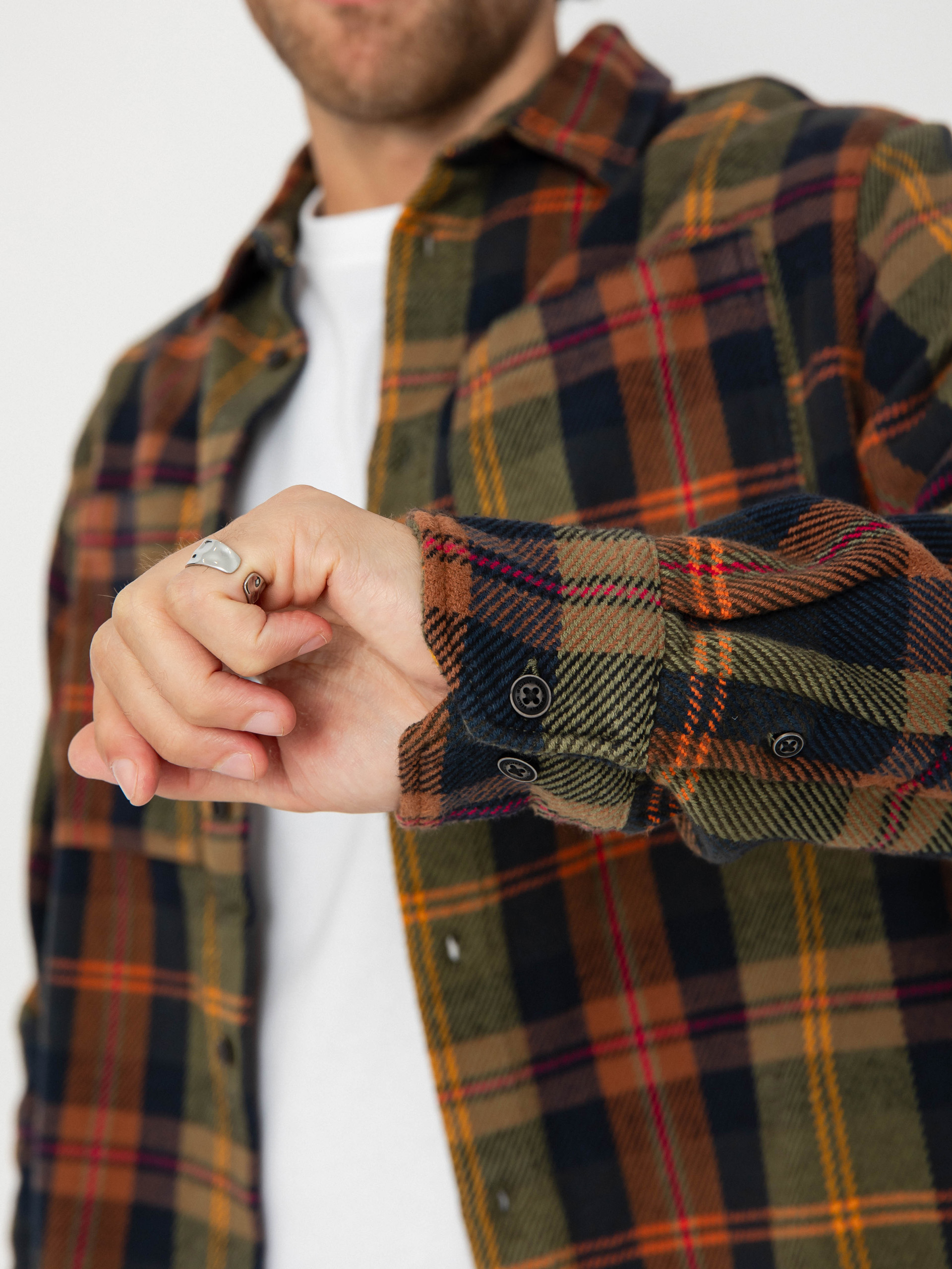 Iriedaily Chillax Lumber Hemd (navy brown)