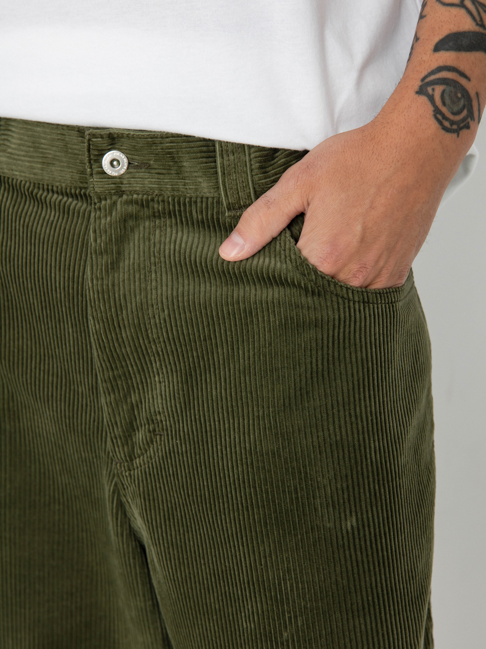 Polar Skate Big Boy Cord Pants (uniform green)