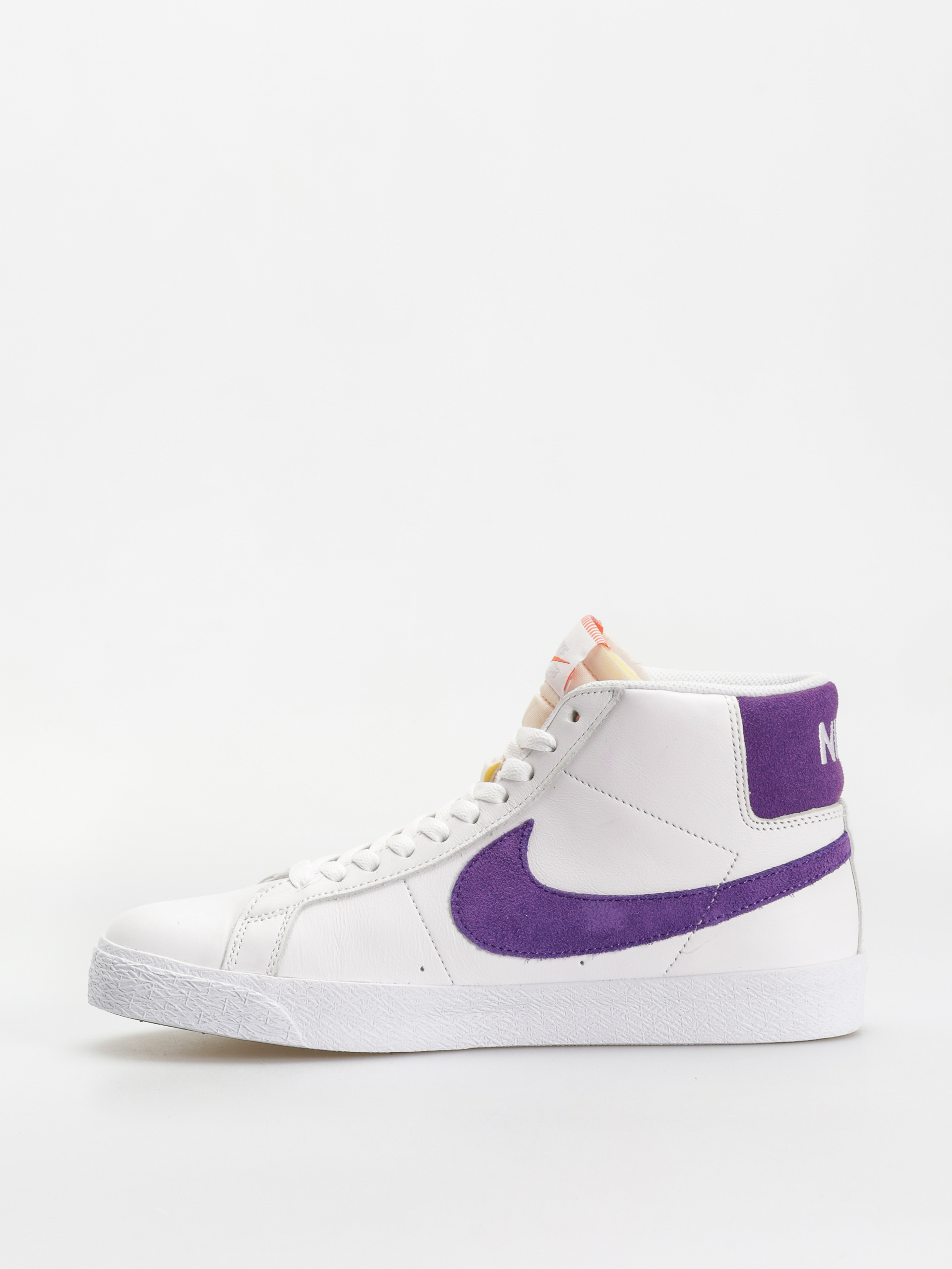 Nike SB Zoom Blazer Mid Shoes (white/court purple white gum light brown)