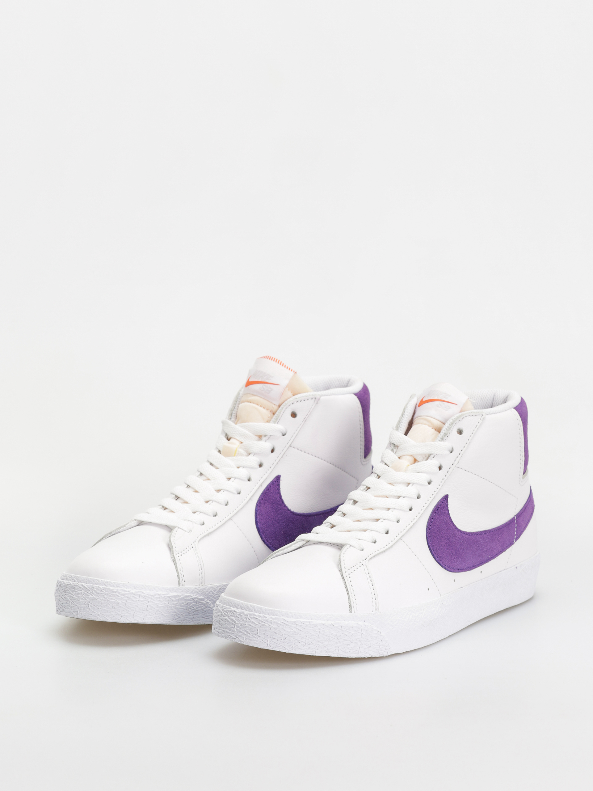 Nike SB Zoom Blazer Mid Shoes (white/court purple white gum light brown)