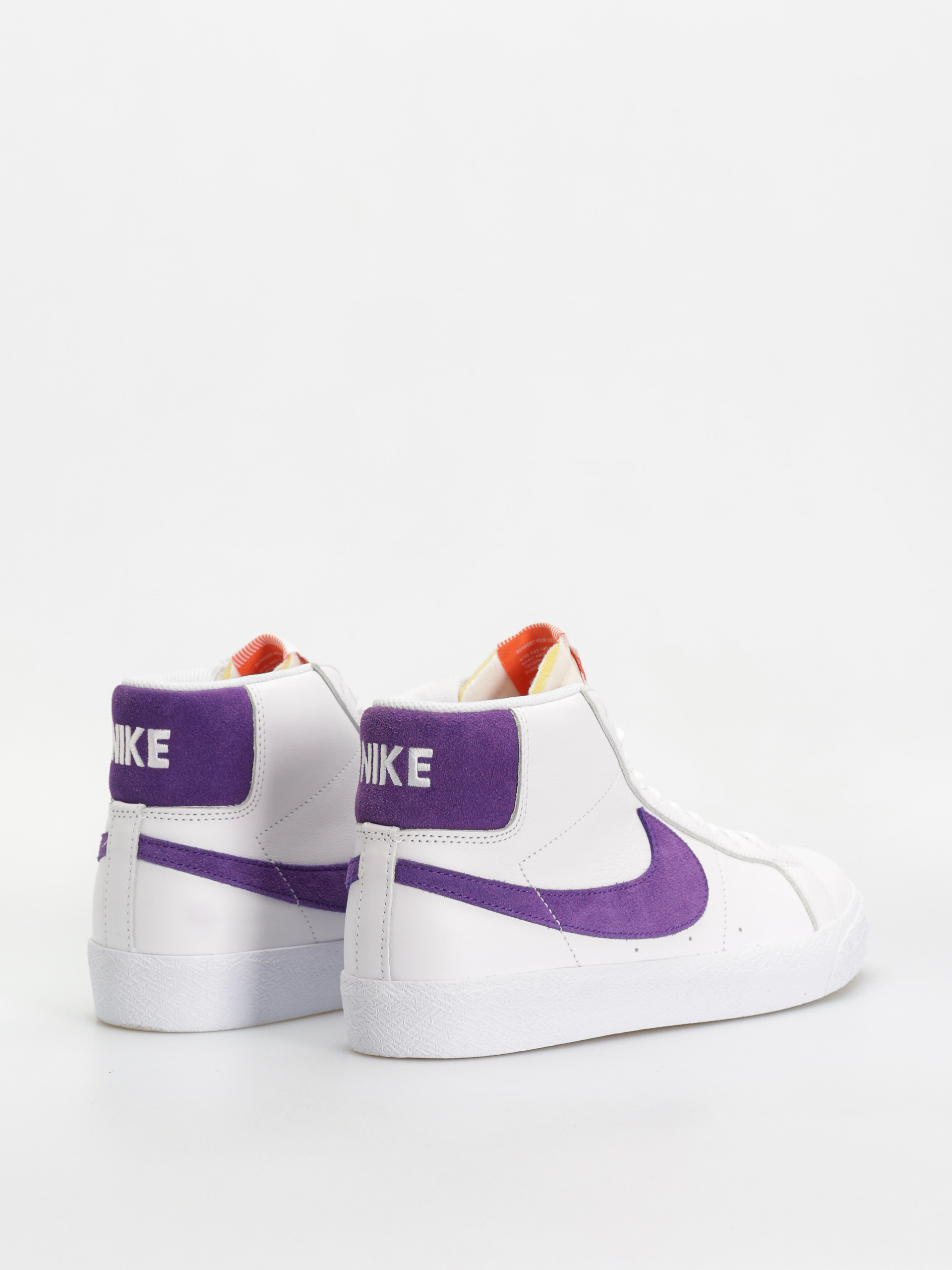 Nike SB Zoom Blazer Mid Shoes (white/court purple white gum light brown)