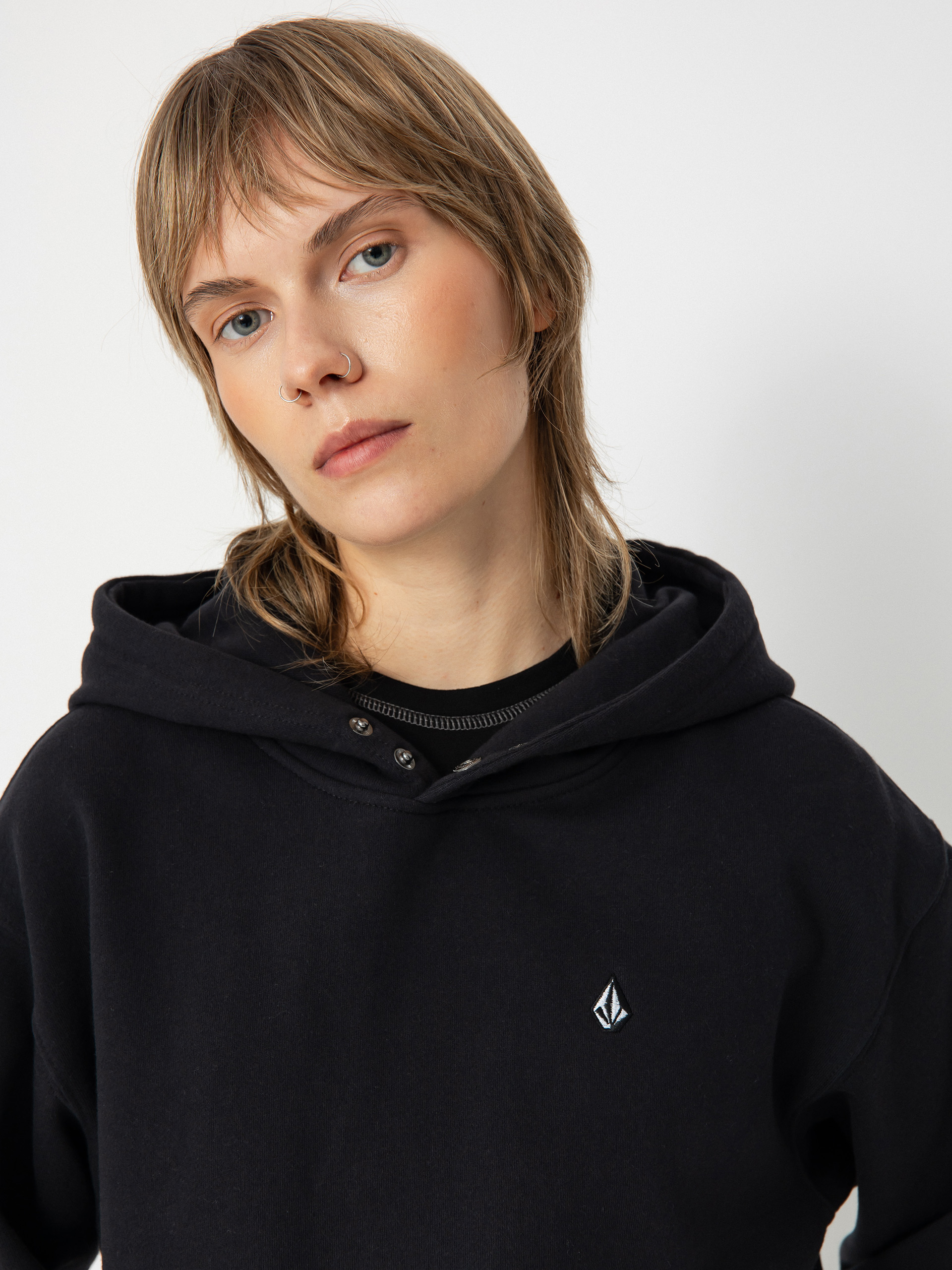 Damen Volcom Costus HD Aktives Sweatshirt (black)