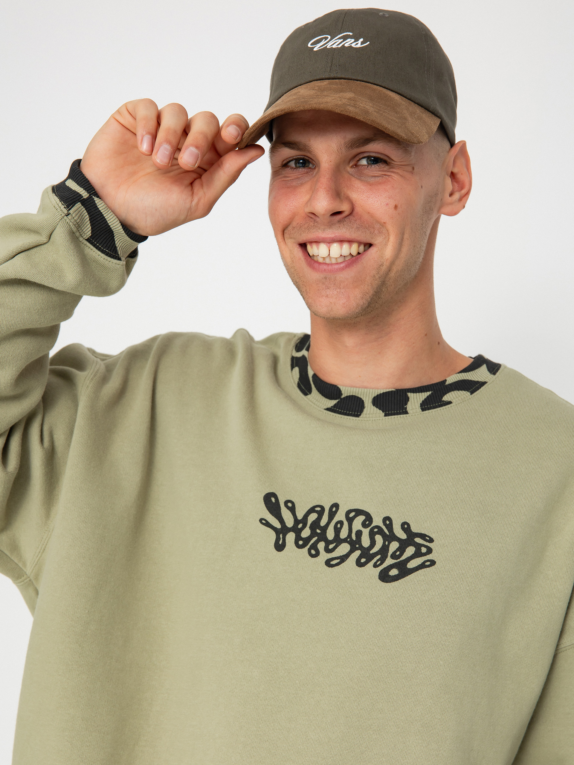 Volcom Fa Zephyr Crew Sweatshirt (green tea)