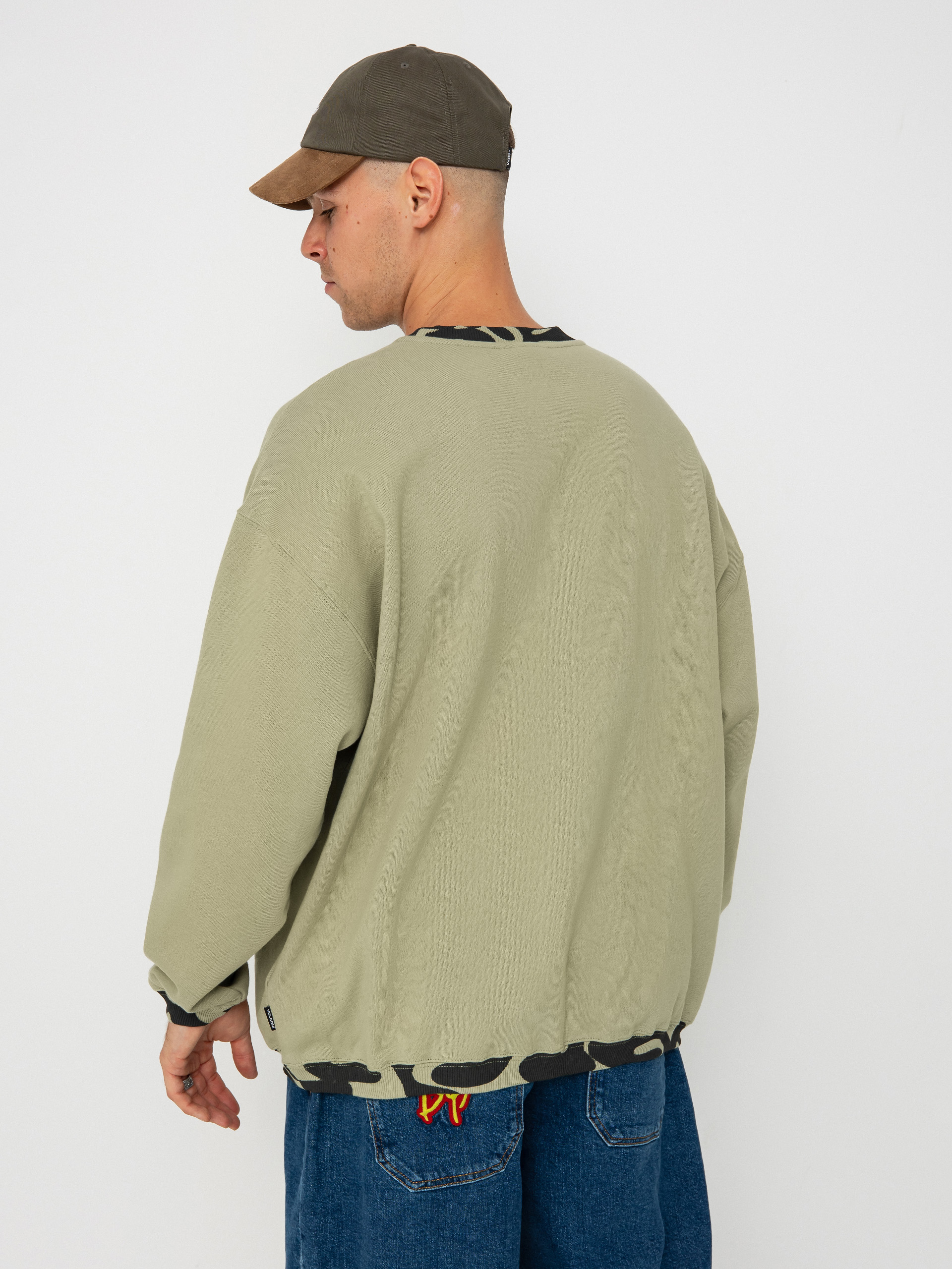 Volcom Fa Zephyr Crew Sweatshirt (green tea)