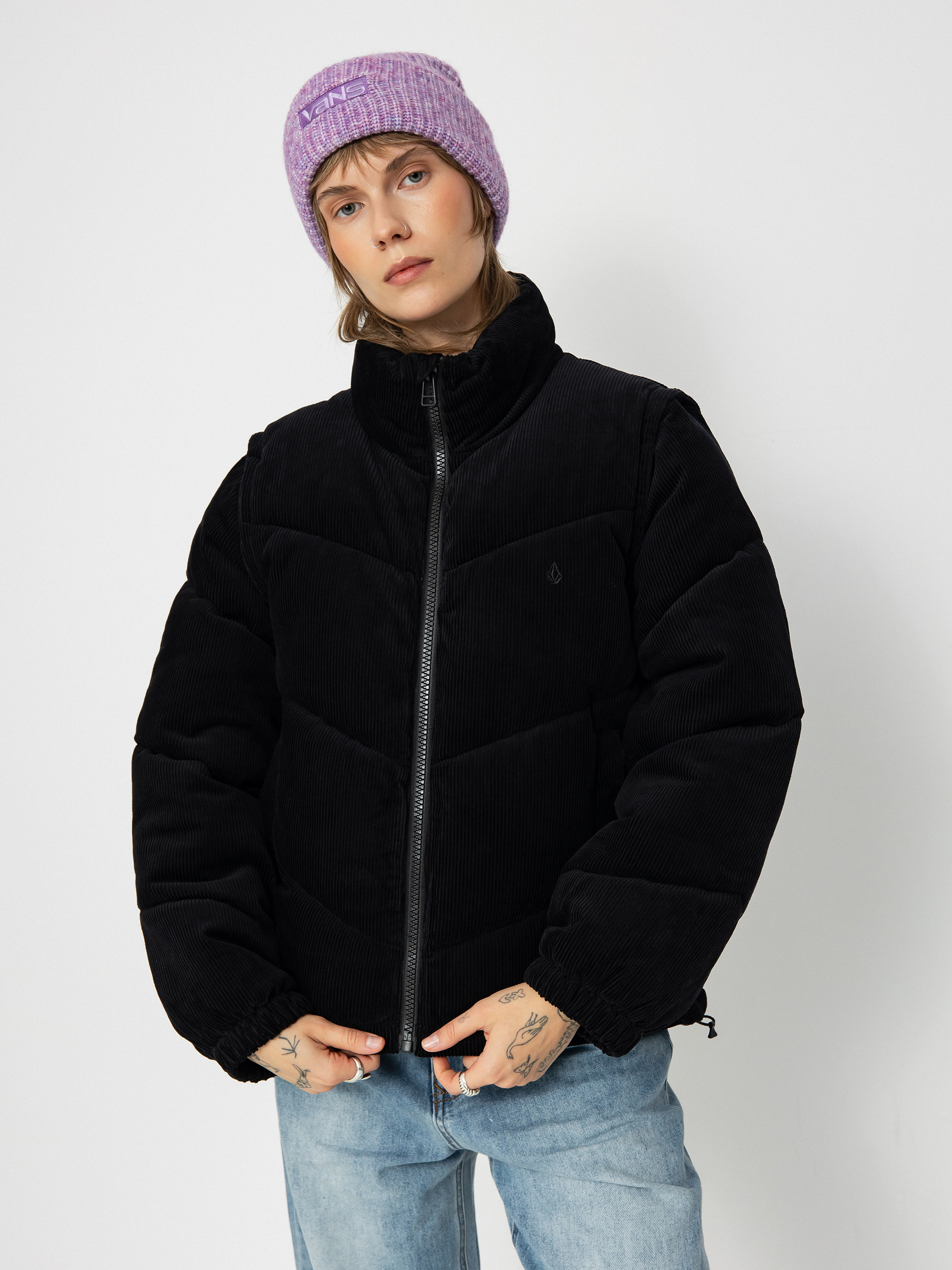 Volcom Cord'N Puff Wmn Jacke (black)