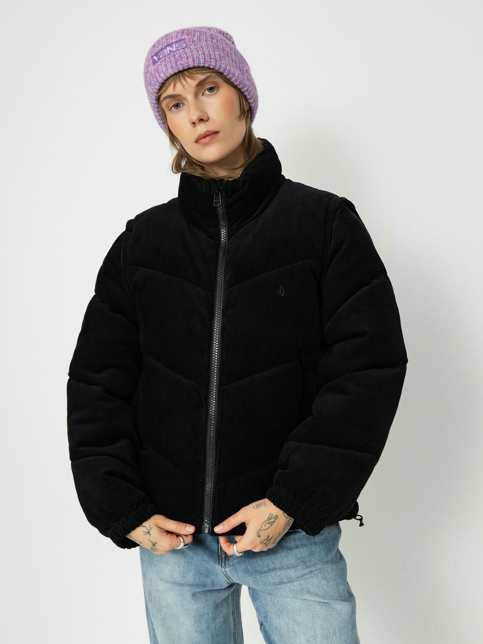 Volcom Cord'N Puff Wmn Jacket (black)