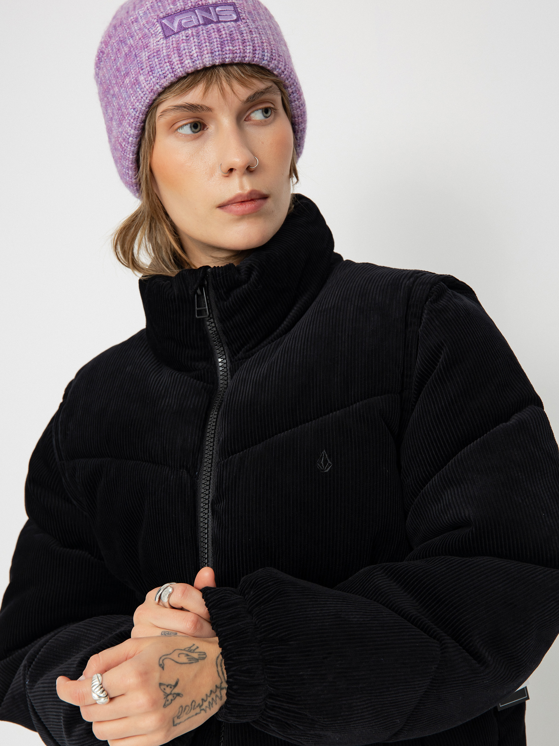 Volcom Cord'N Puff Wmn Jacke (black)