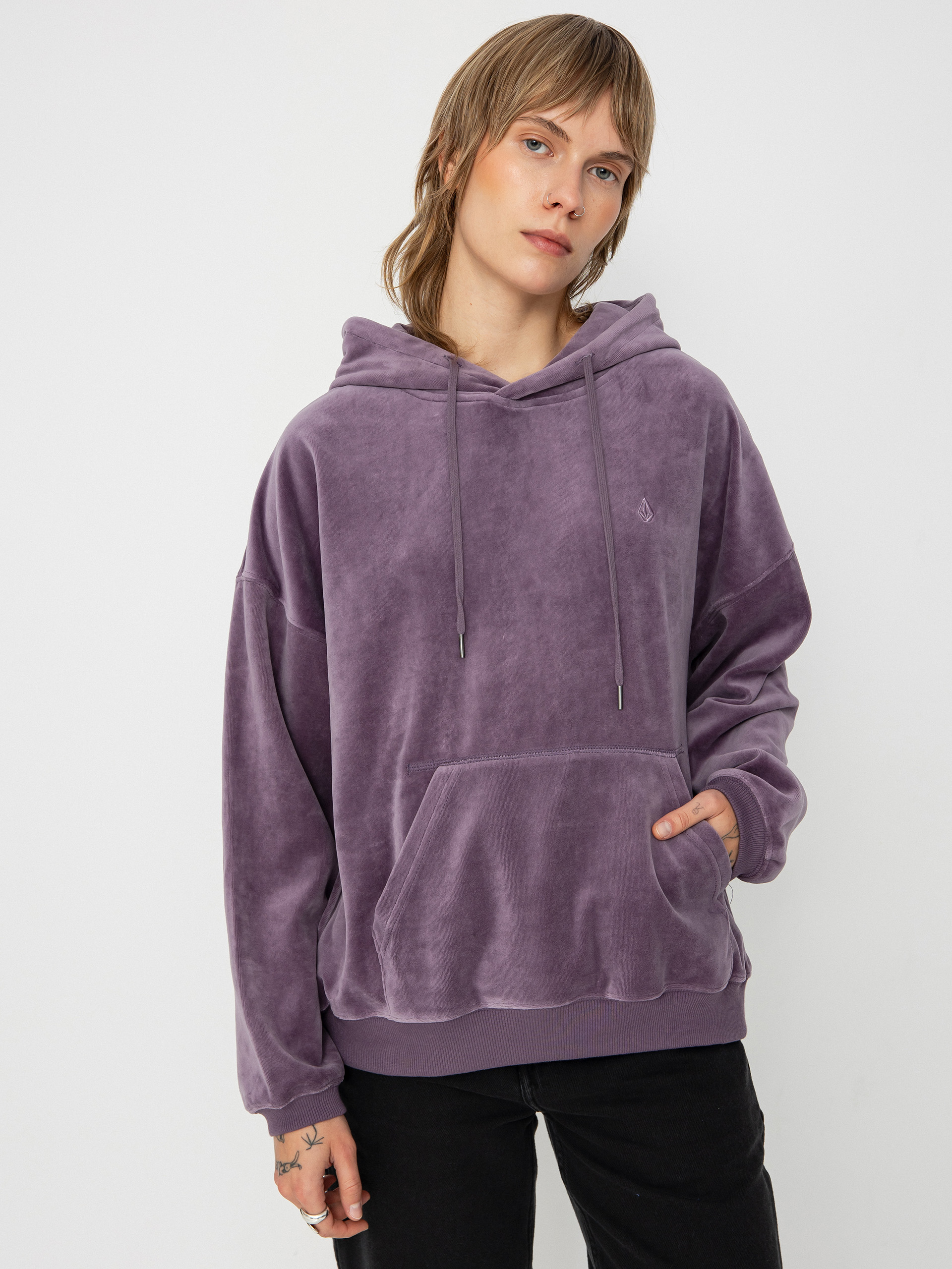 Volcom Stone Heart Up Velvet HD Wmn Hoodie (vintage violet)