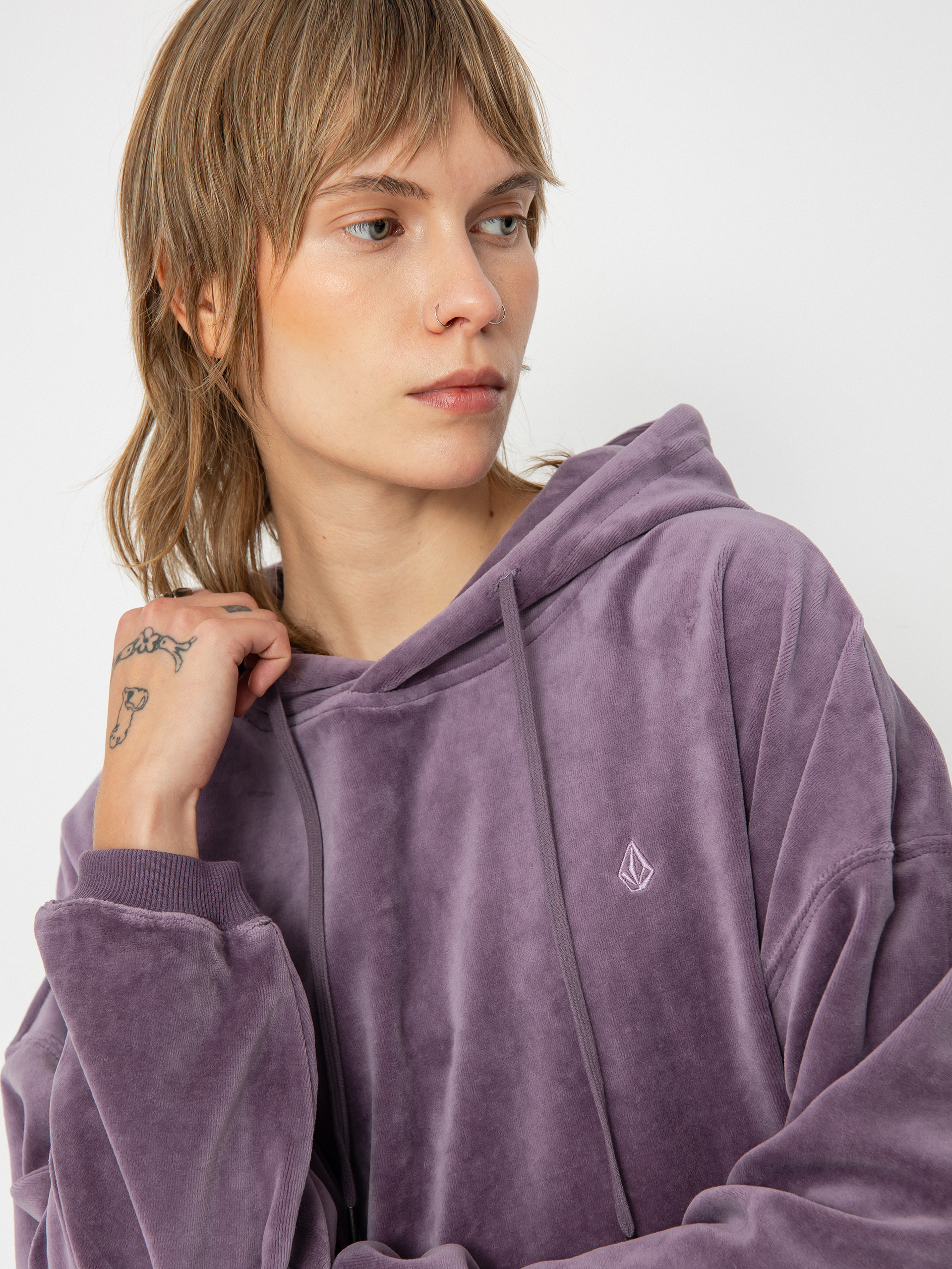 Volcom Stone Heart Up Velvet HD Wmn Hoodie (vintage violet)