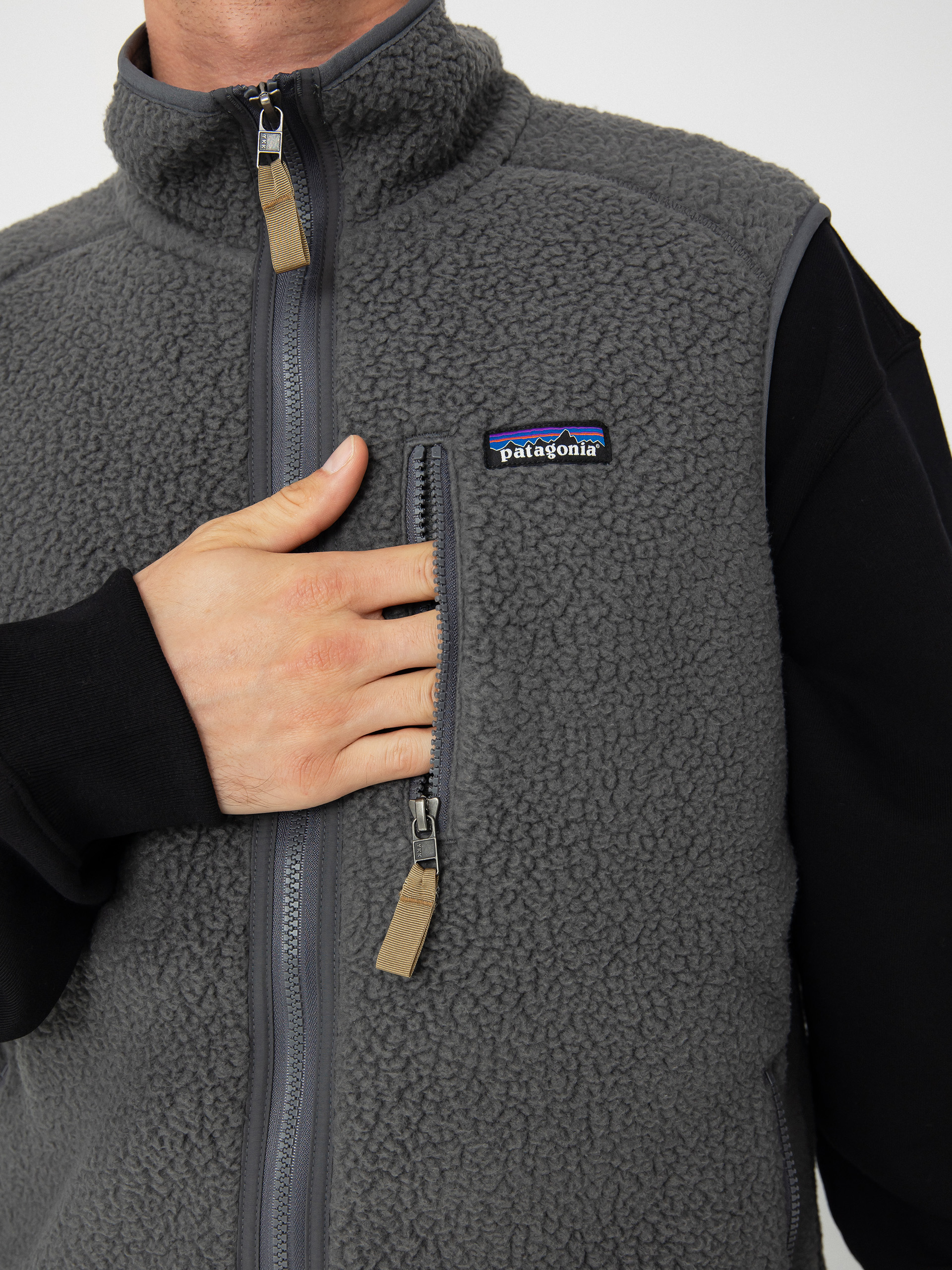 Patagonia Retro Pile Vest Weste (forge grey)