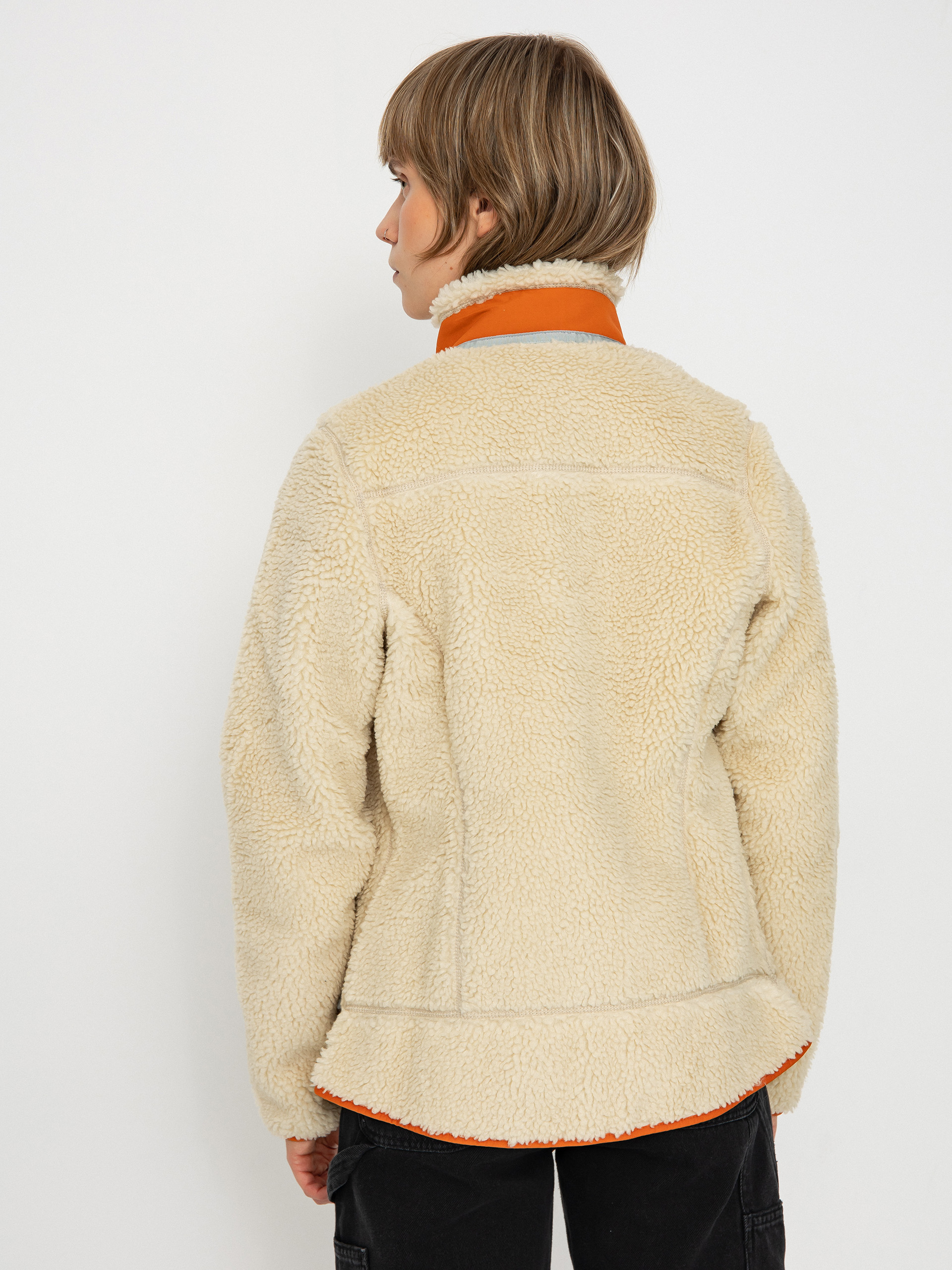 Patagonia Jacke Classic Retro X Wmn (dark natural w/redtail rust)