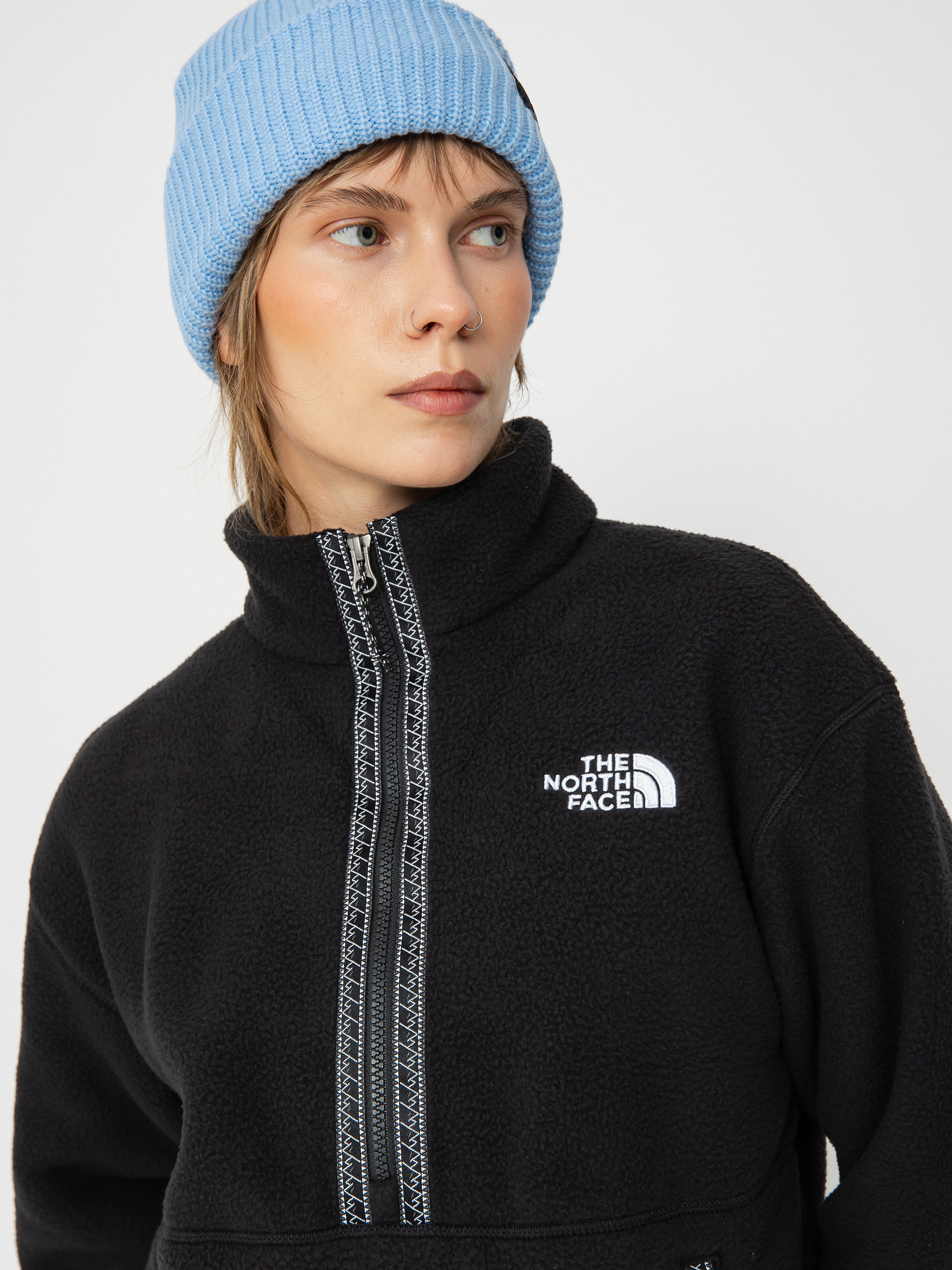 Womens The North Face Fleece  Tnf Fleeski 1/4 Zip (tnf black)