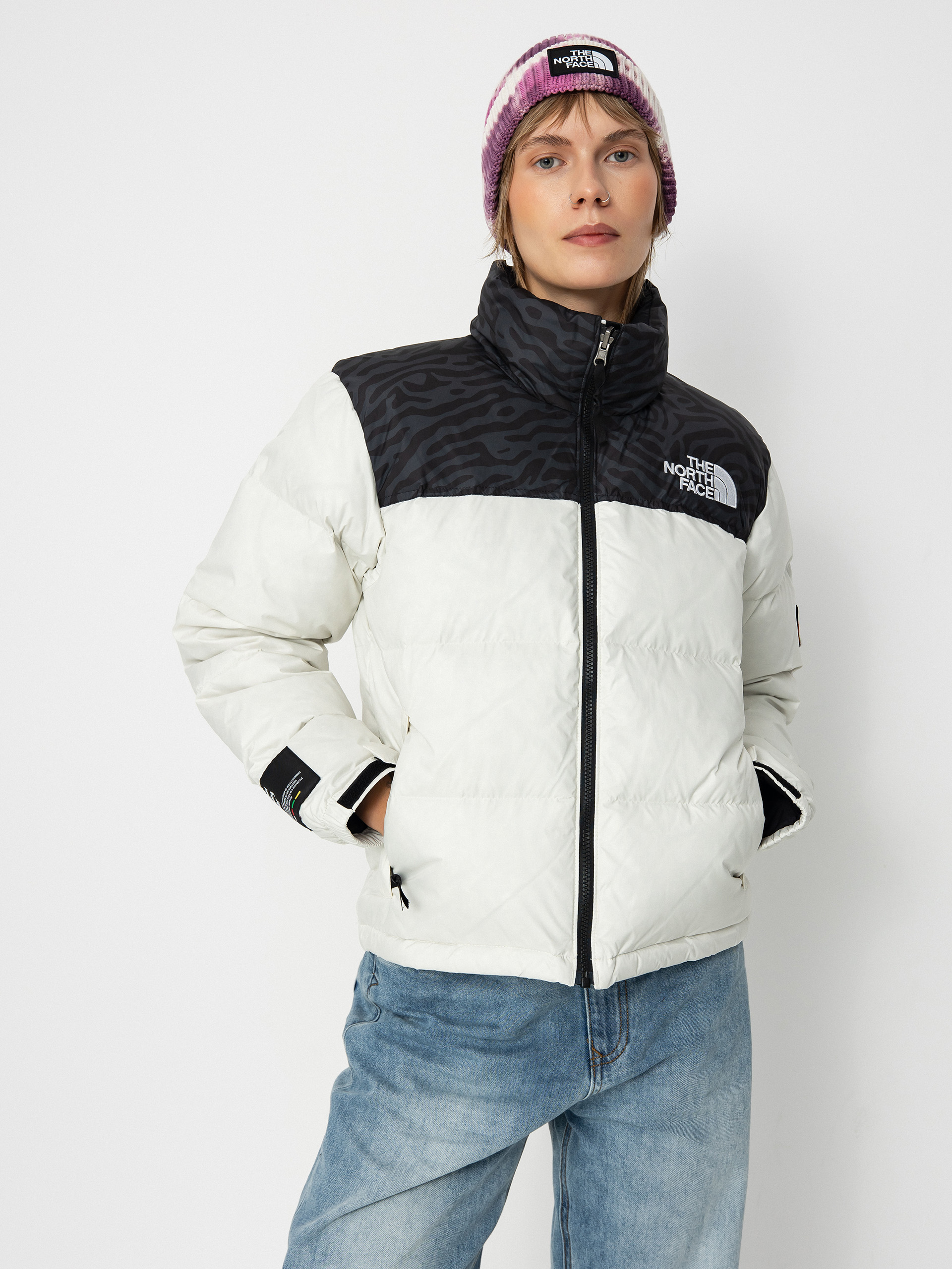 The North Face Jacke 1996 Retro Nuptse Wmn (white dune/tnf black tn)