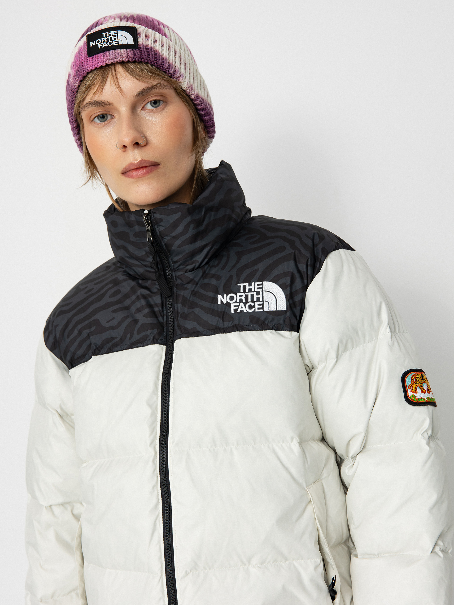 The North Face Jacket 1996 Retro Nuptse Wmn (white dune/tnf black tn)